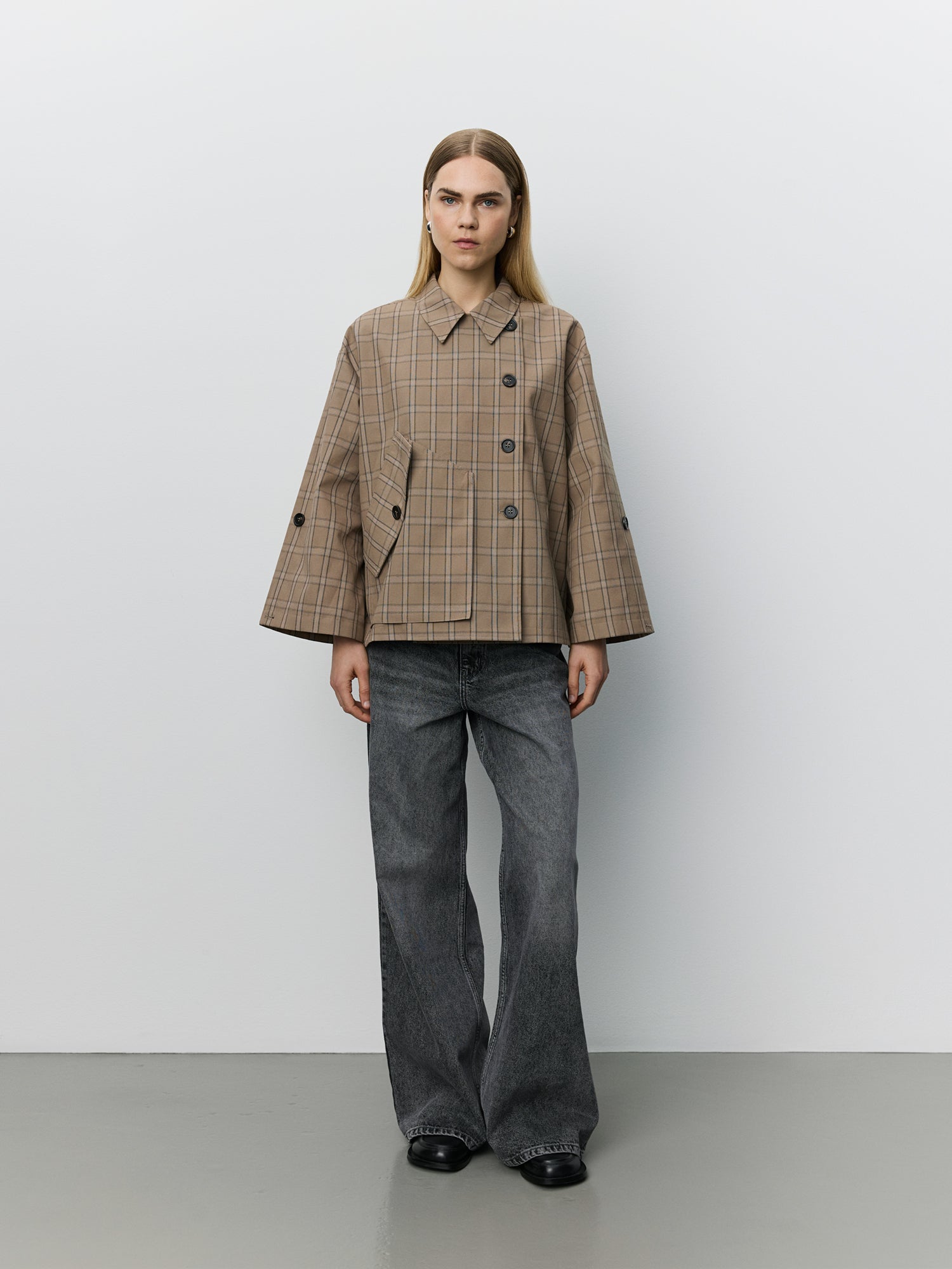 Sofie Schnoor WOMEN AGATHASW JAKKE Jakke 9145 Light Brown Check