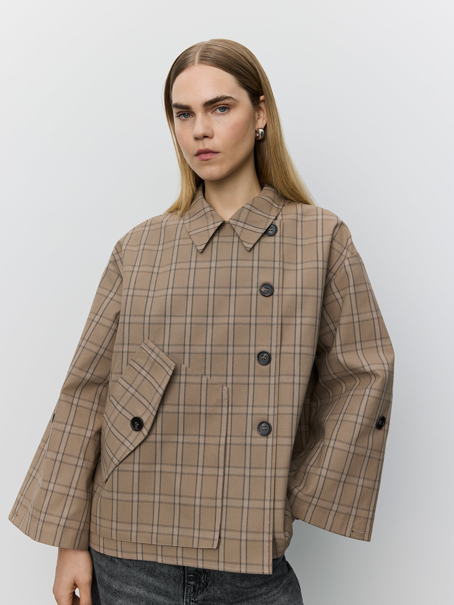 Sofie Schnoor WOMEN AGATHASW JAKKE Jakke 9145 Light Brown Check
