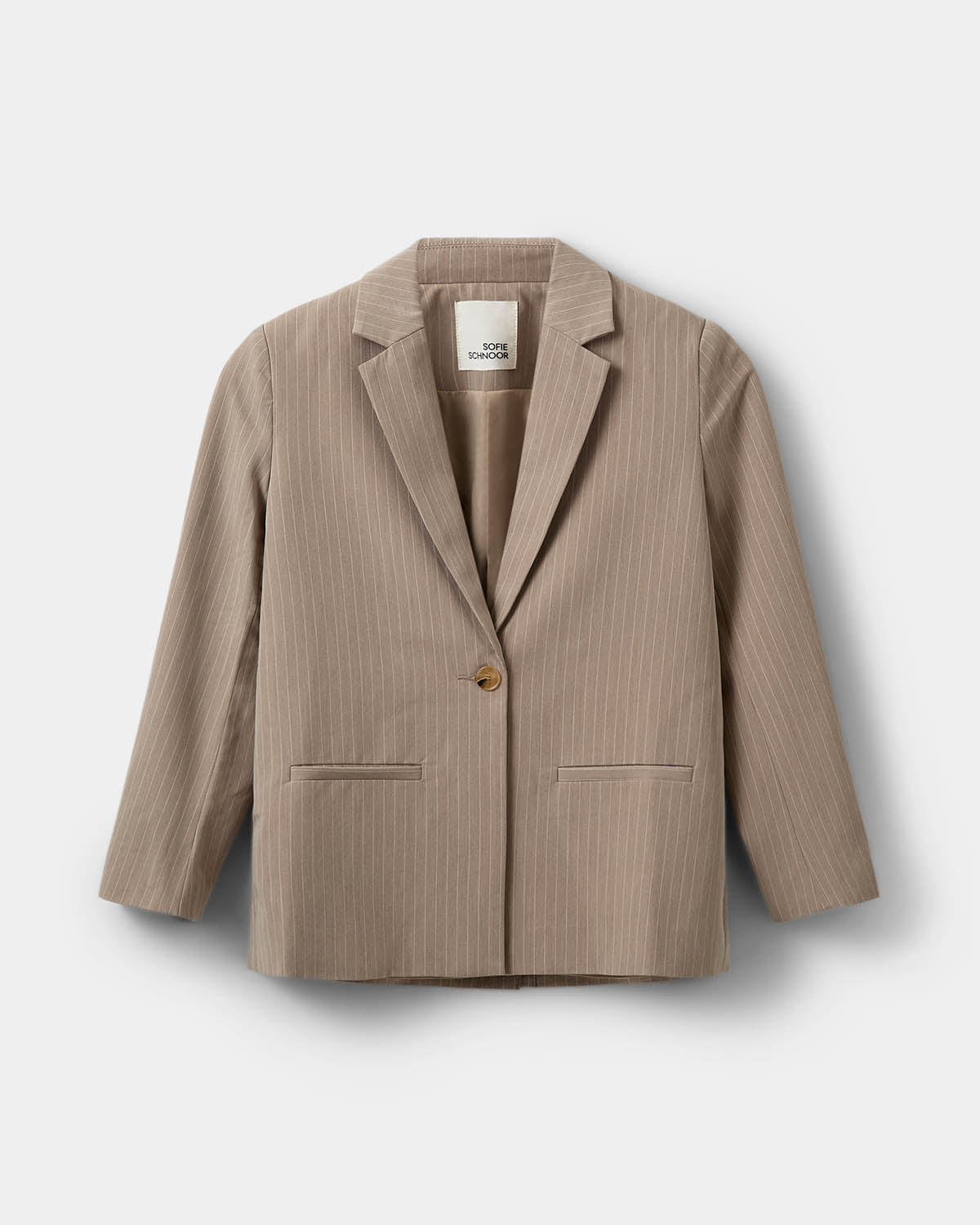 Sofie Schnoor YOUNG ALFIASY BLAZER Blazer 7120 Beige Striped