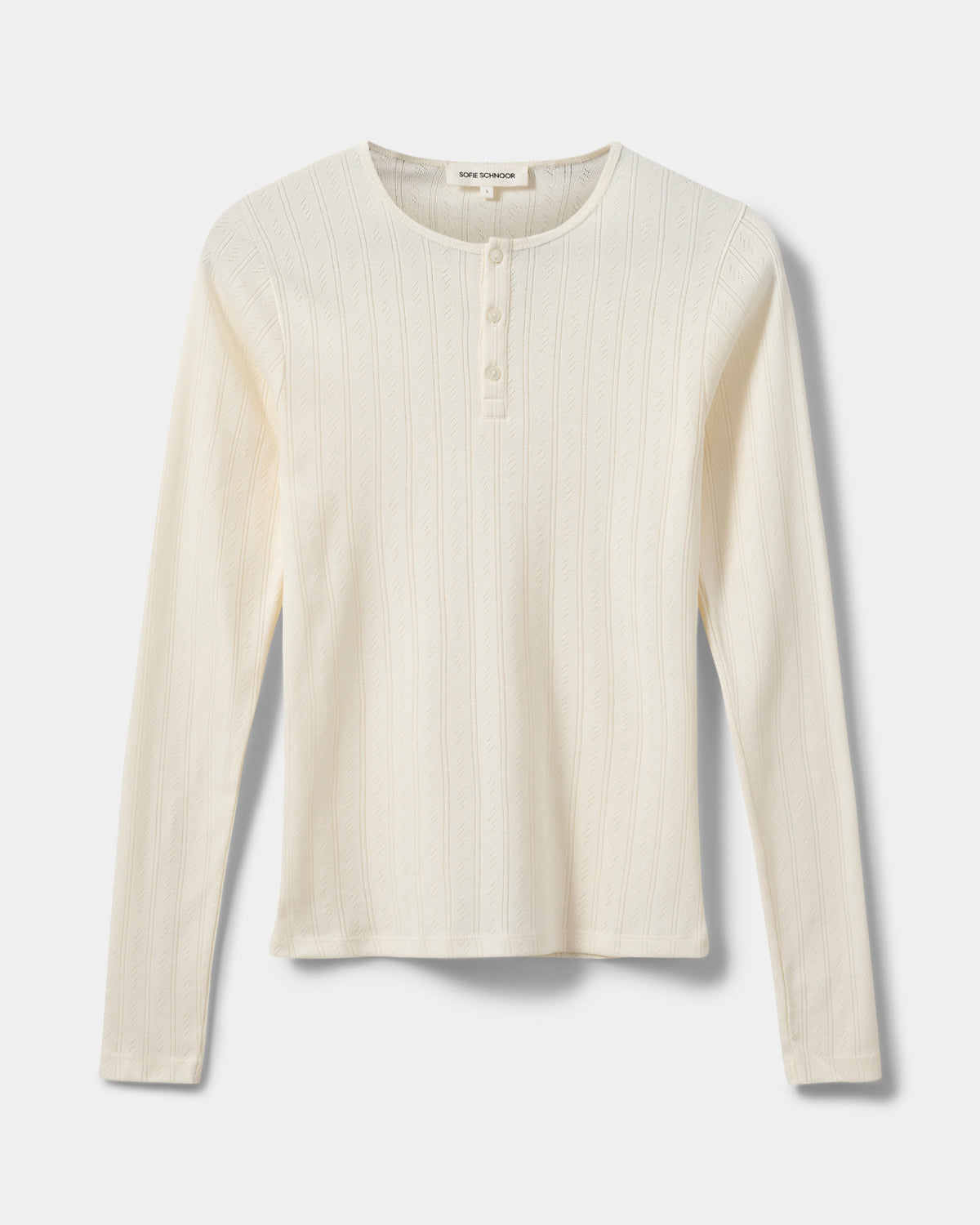 Sofie Schnoor WOMEN ALICIASW T-SHIRT LANGÆRMET T-shirt lang ærmet 0109 Off White
