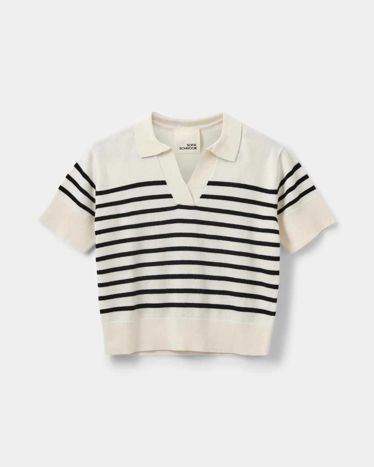 Sofie Schnoor YOUNG AMALYSY STRIK Strik 0142 Off White - Black