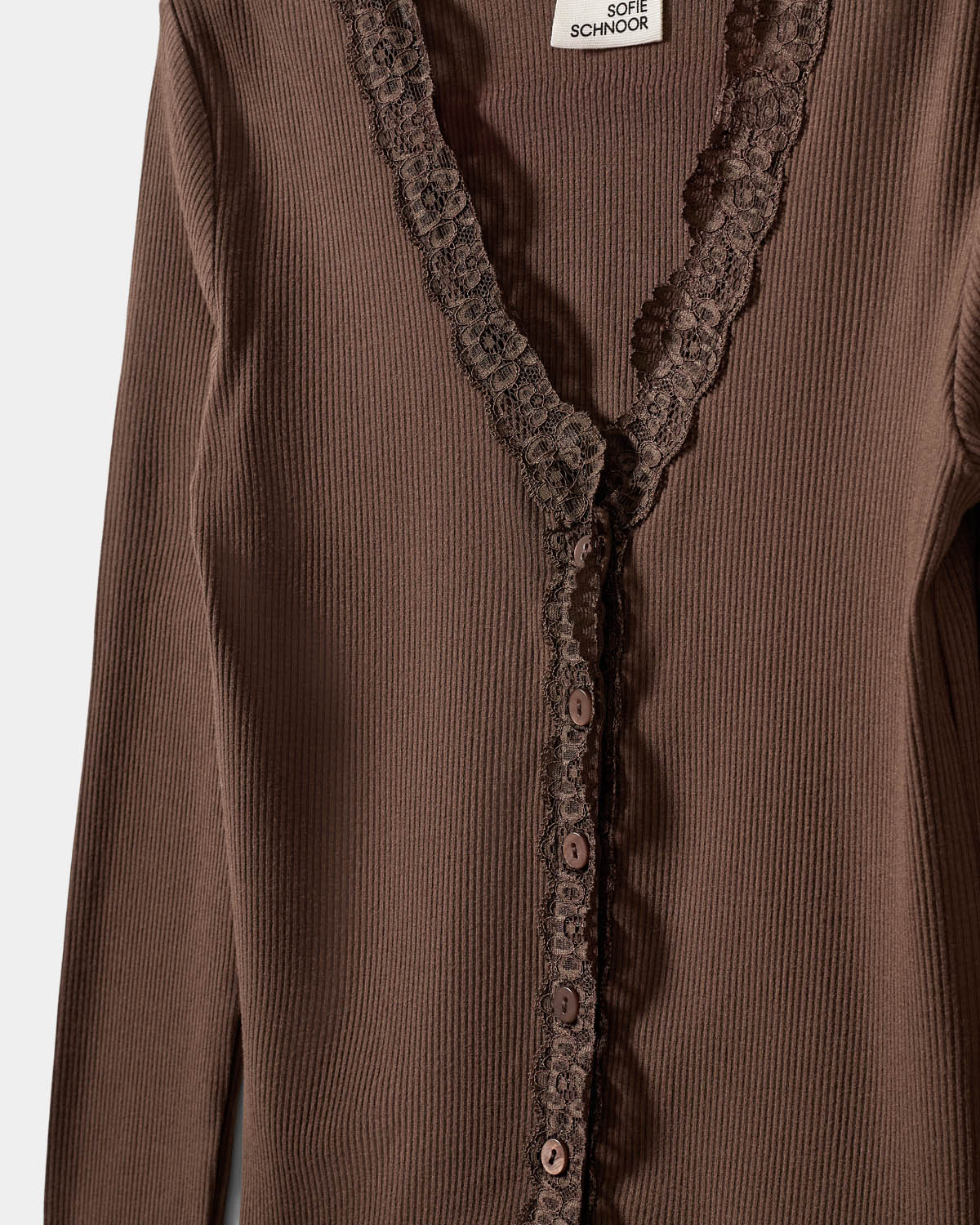 Sofie Schnoor YOUNG ANYIASY CARDIGAN Cardigan 7052 Brown