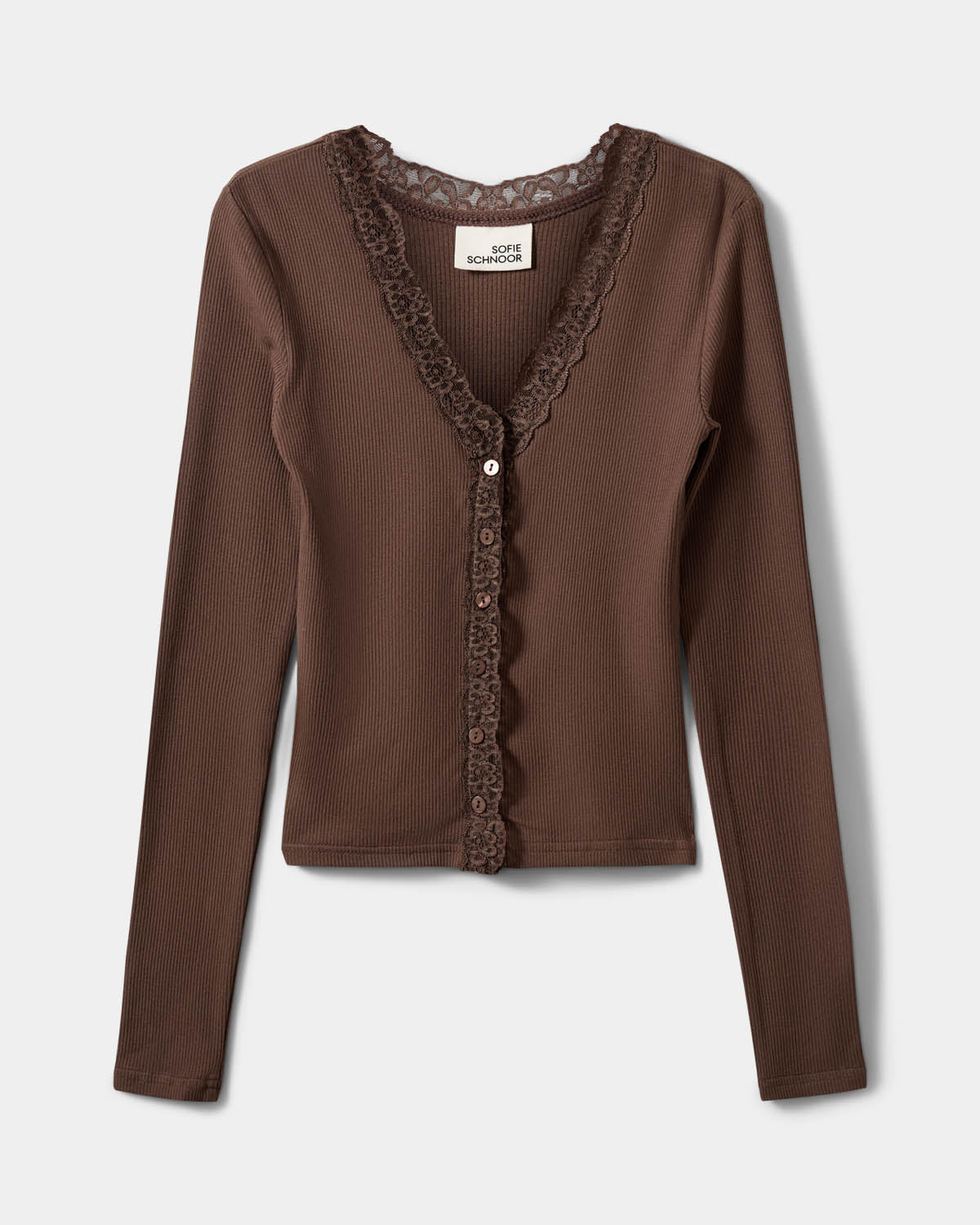 Sofie Schnoor YOUNG ANYIASY CARDIGAN Cardigan 7052 Brown
