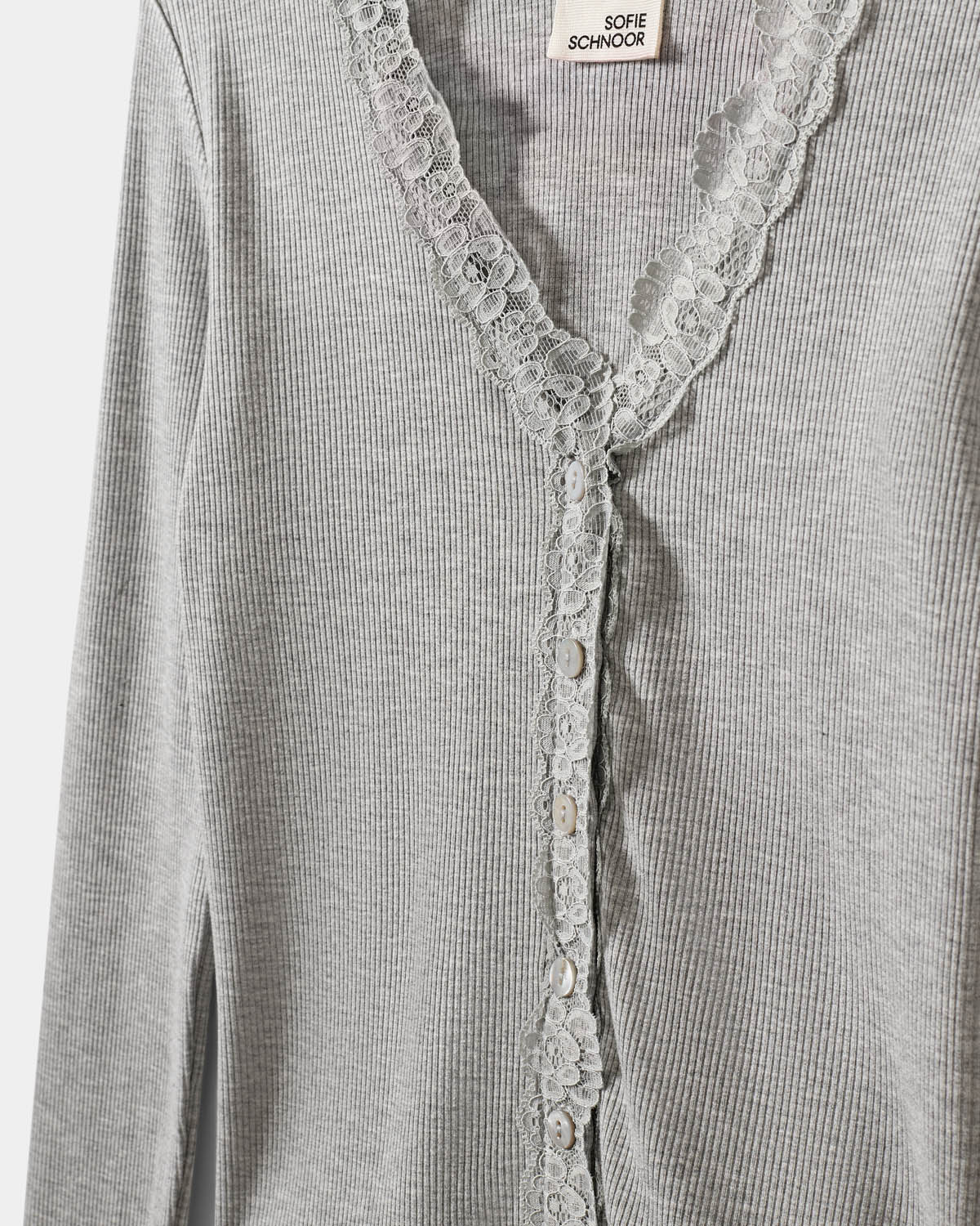 Sofie Schnoor YOUNG ANYIASY CARDIGAN Cardigan 8010 Grey melange