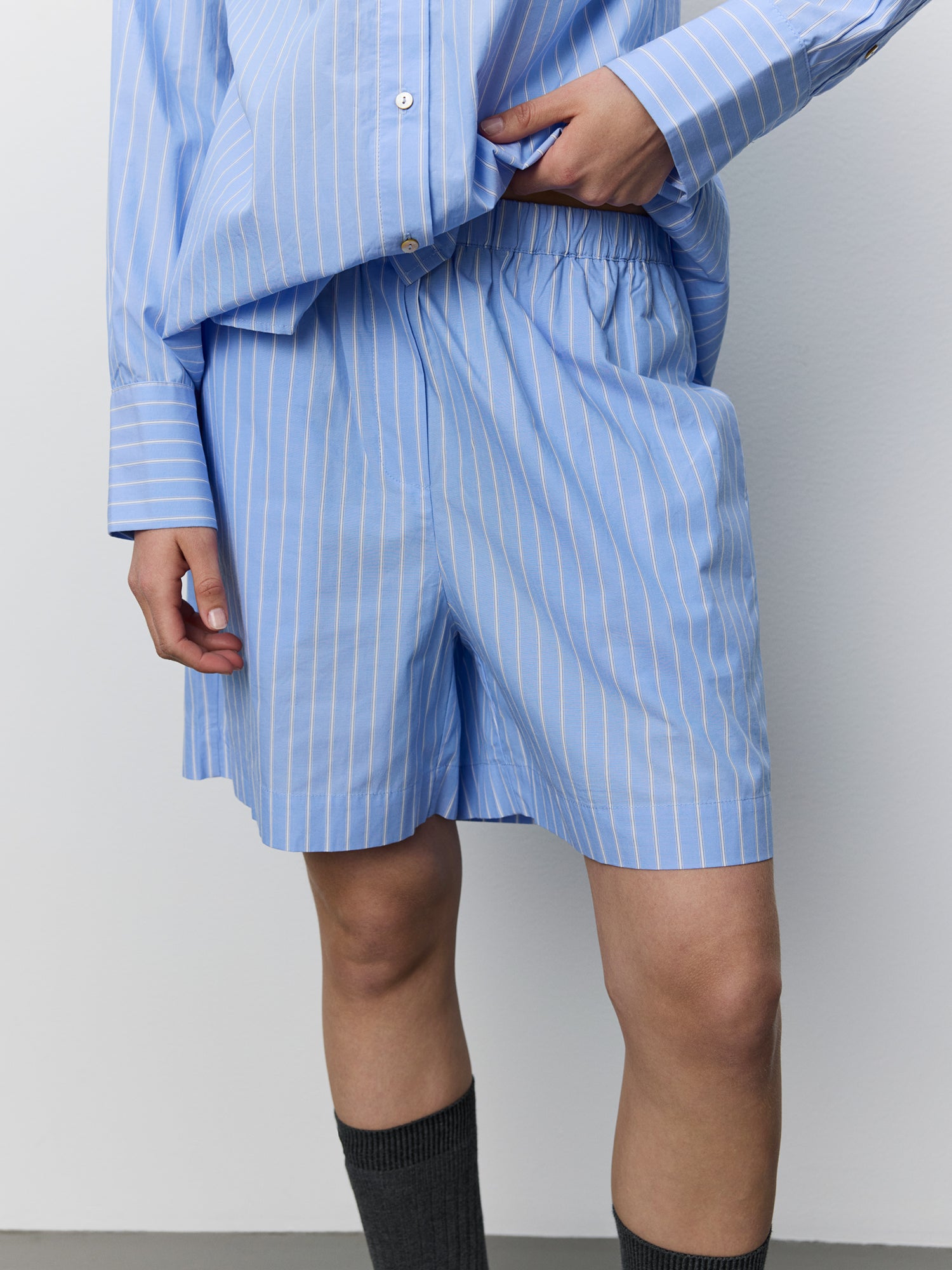 Sofie Schnoor WOMEN APPLIESW SHORTS Shorts 5094 Light Blue striped