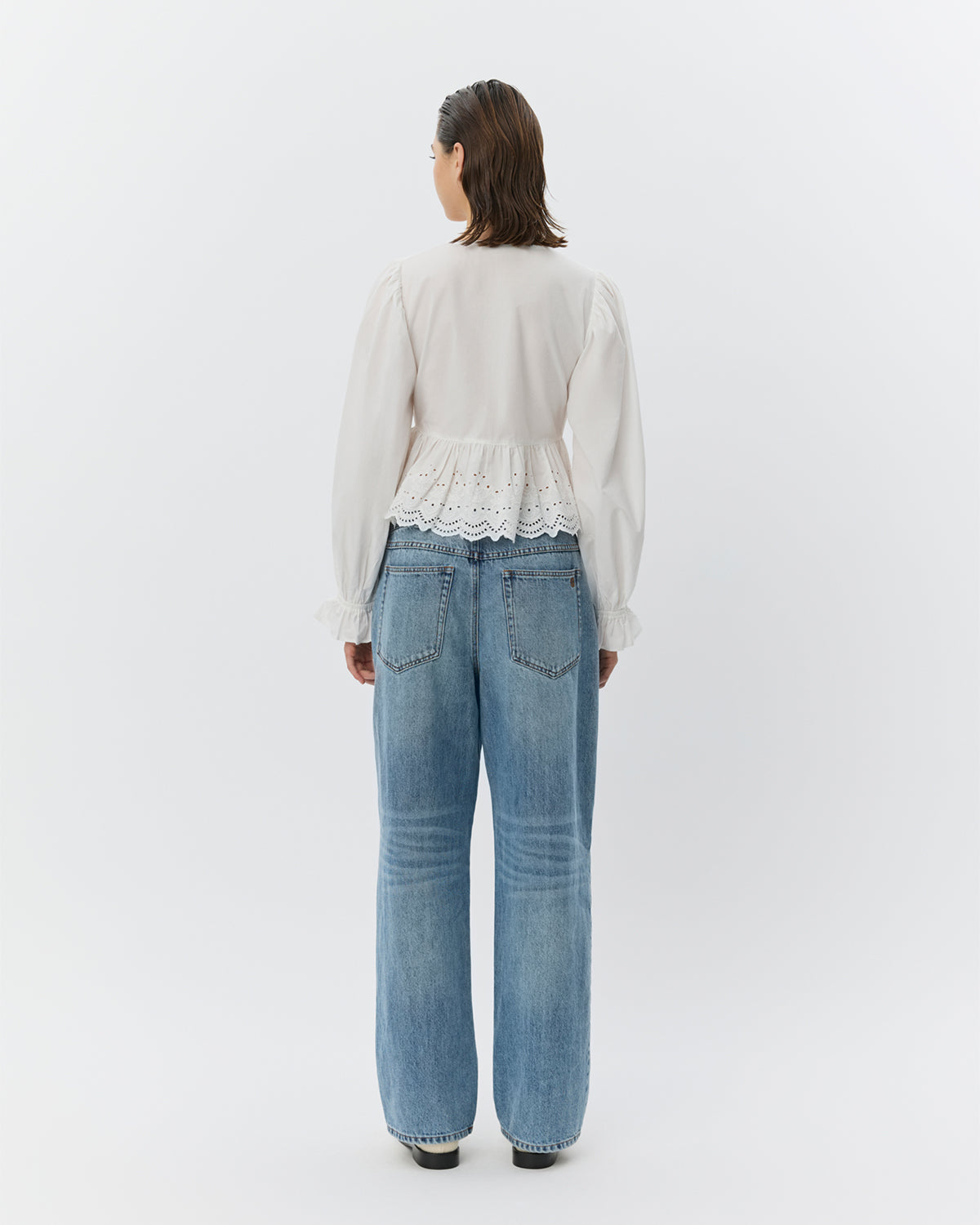Sofie Schnoor WOMEN ARIASW BRODERET ANGLAISE SKJORTE Skjorte 0103 Off white