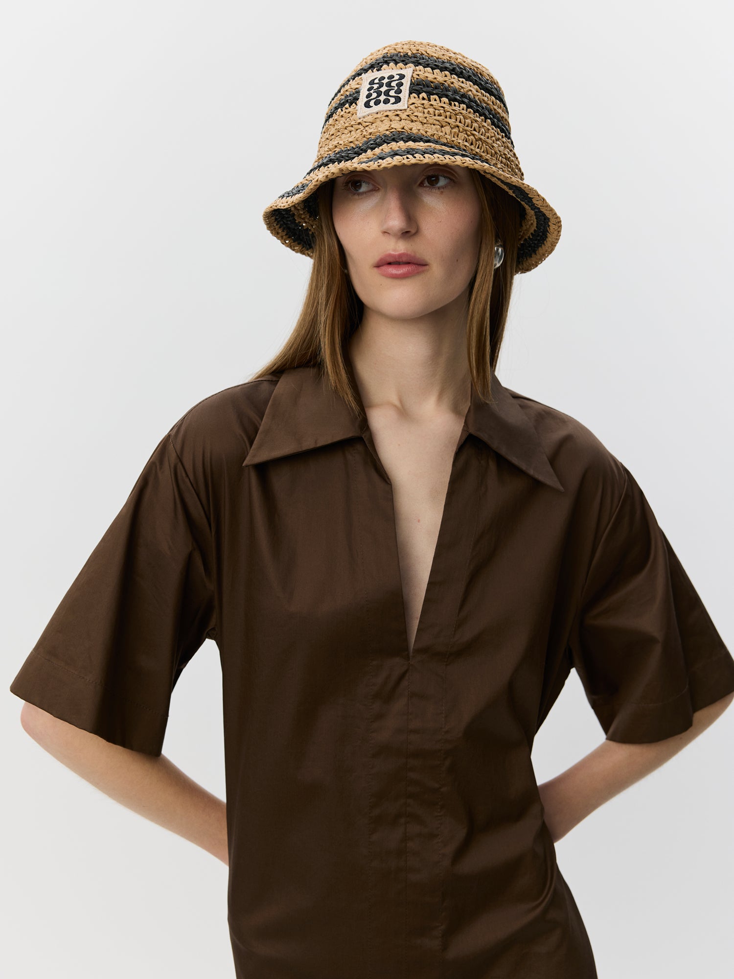 Sofie Schnoor WOMEN ASANASW OVERSIZE SKJORTE KJOLE Kjole 7162 Intense Brown
