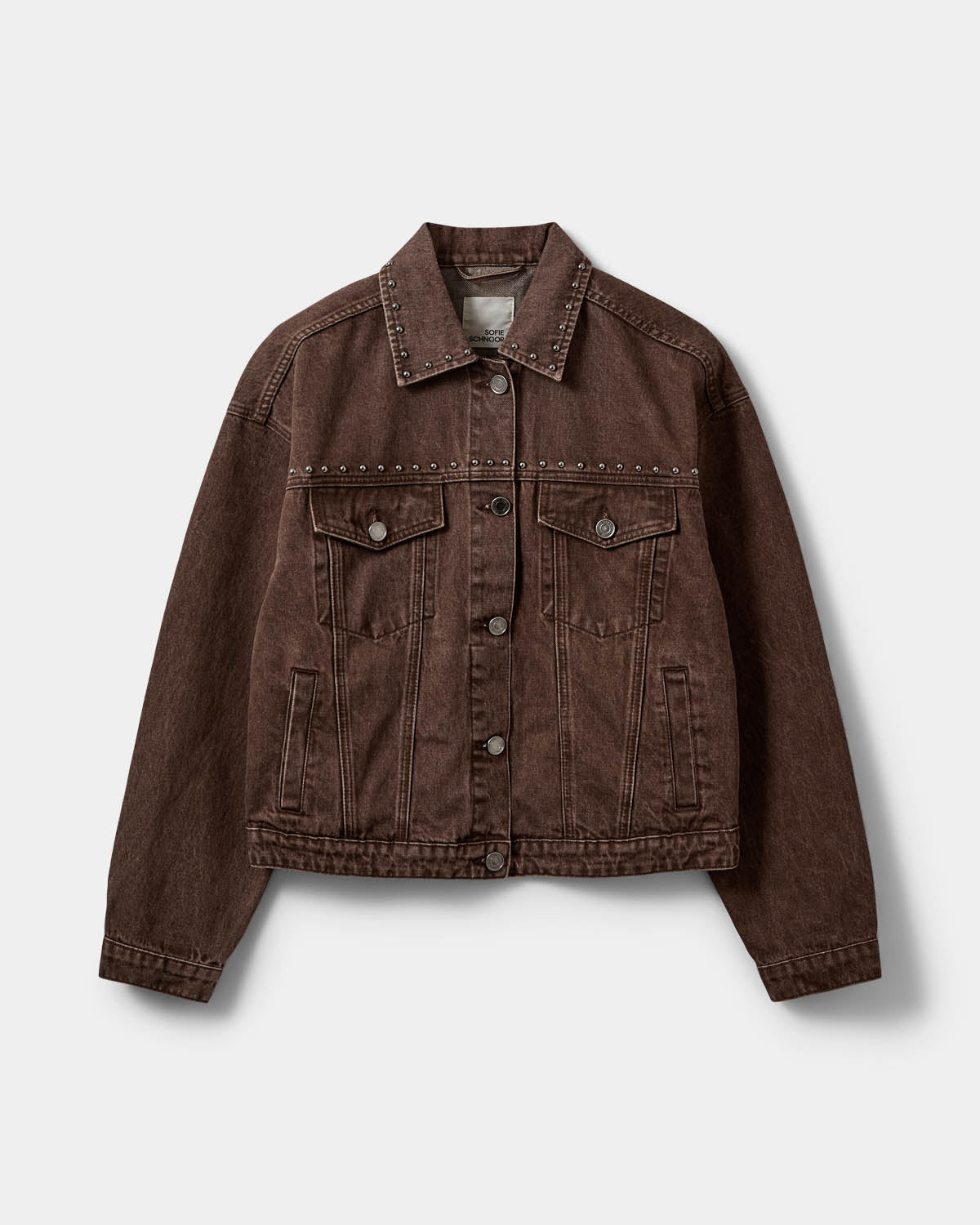 Sofie Schnoor WOMEN AUDRISW DENIMJAKKE Jakke 9099 Middle Brown