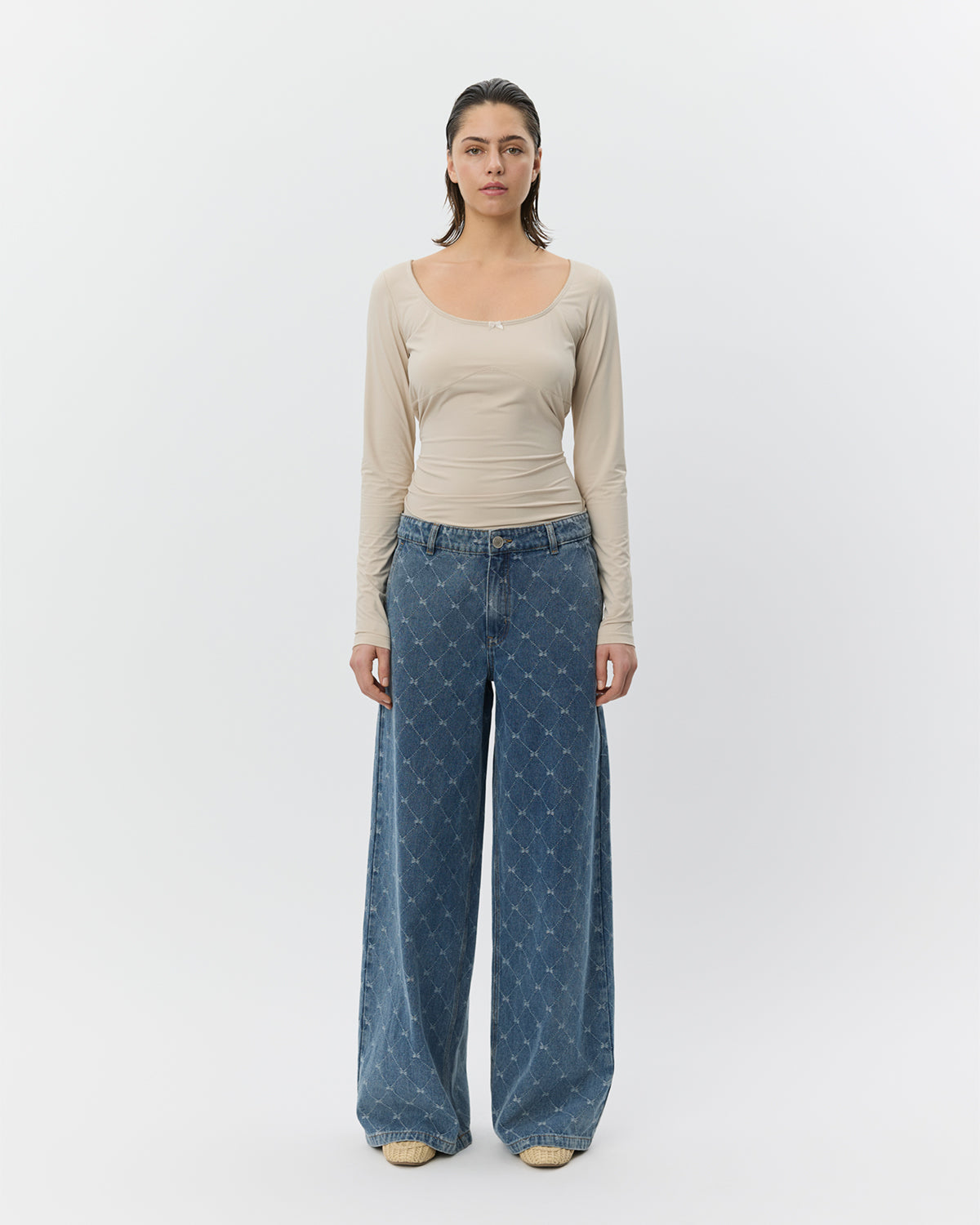 Sofie Schnoor WOMEN AZZISW LOW VIDE JEANS Jeans 5036 Blue