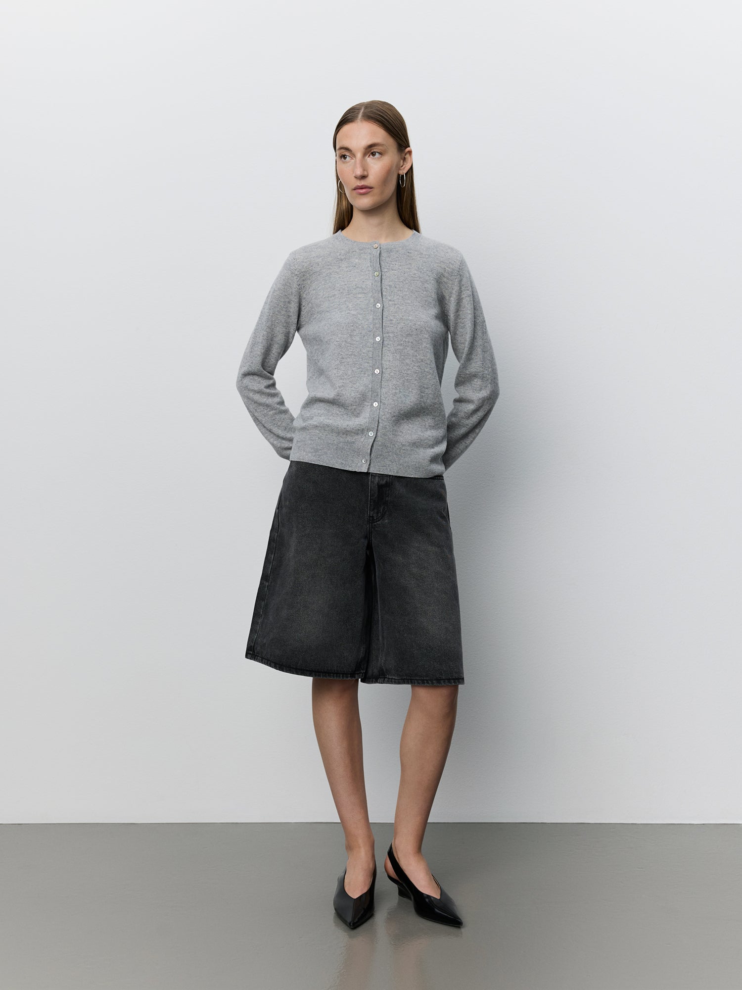 Sofie Schnoor WOMEN CISSESW CARDIGAN Cardigan 8010 Grey melange