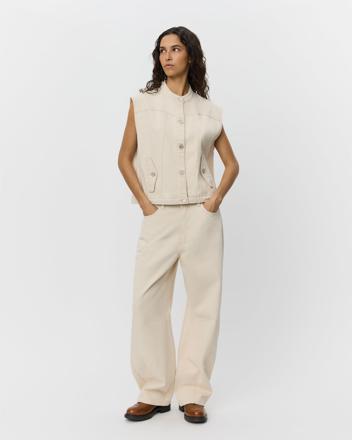 Sofie Schnoor WOMEN DANASW VEST Vest 0101 Off white
