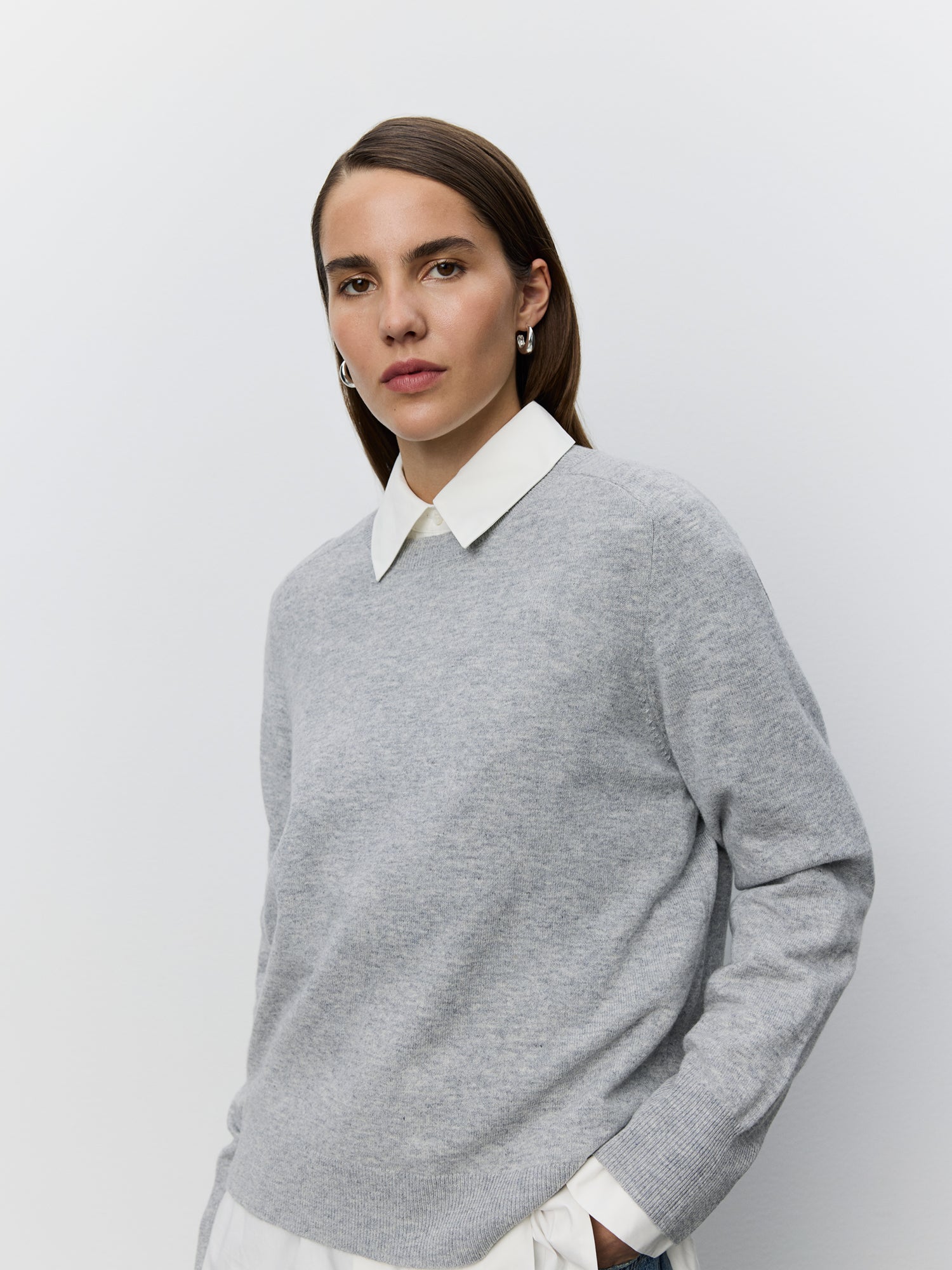 Sofie Schnoor WOMEN DELIASW STRIK Strik 8010 Grey melange