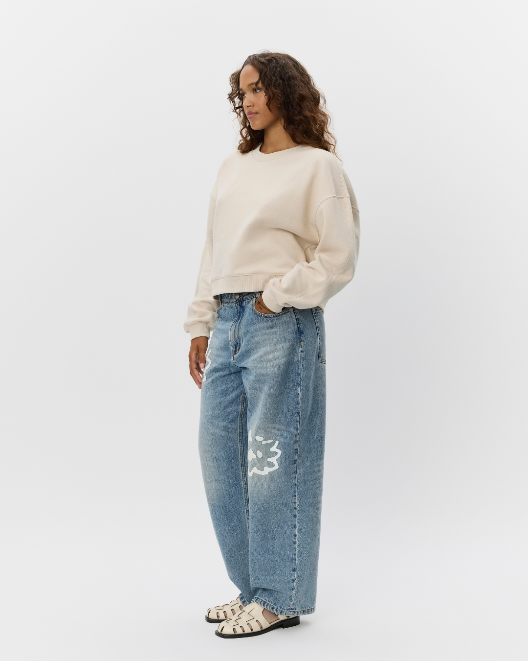 Sofie Schnoor WOMEN ELINSW MOOMIN SWEATSHIRT Sweatshirt 7146 Fog