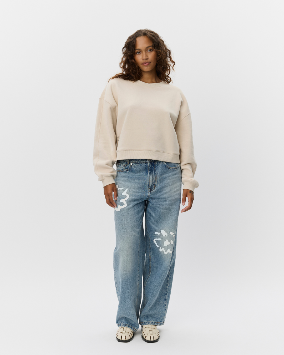 Sofie Schnoor WOMEN ELINSW MOOMIN SWEATSHIRT Sweatshirt 7146 Fog