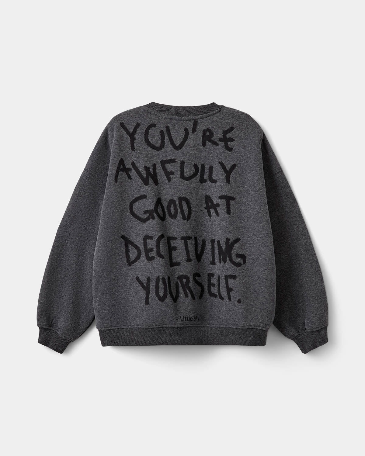 Sofie Schnoor YOUNG ELINSY MOOMIN SWEATSHIRT Sweatshirt 8011 Dark grey melange