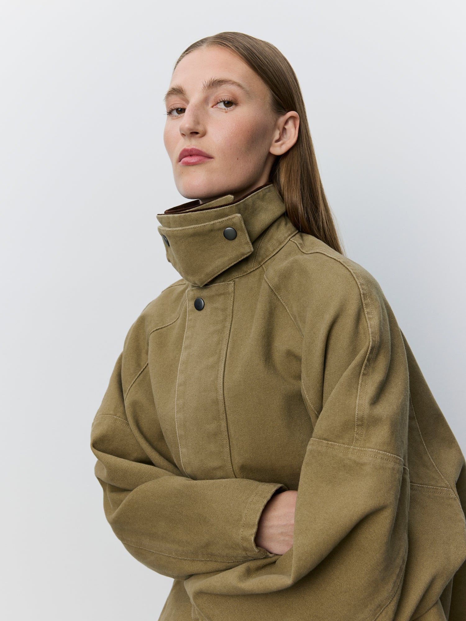 Sofie Schnoor WOMEN FRANCOSW OVERSIZED JAKKE Jakke 7030 Khaki