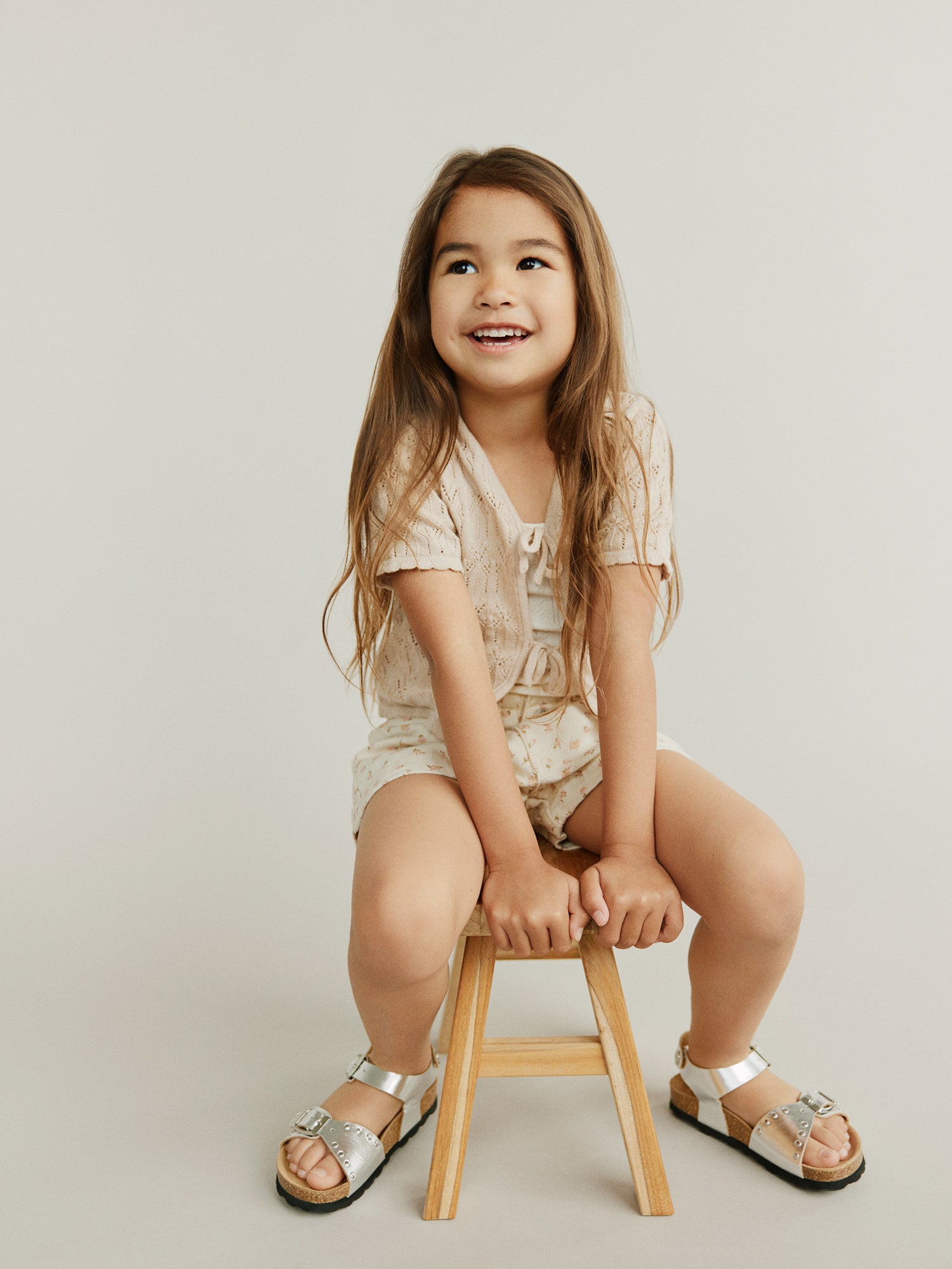 Sofie Schnoor KIDS FlorianaKB Cardigan Cardigan 7105 Light Sand