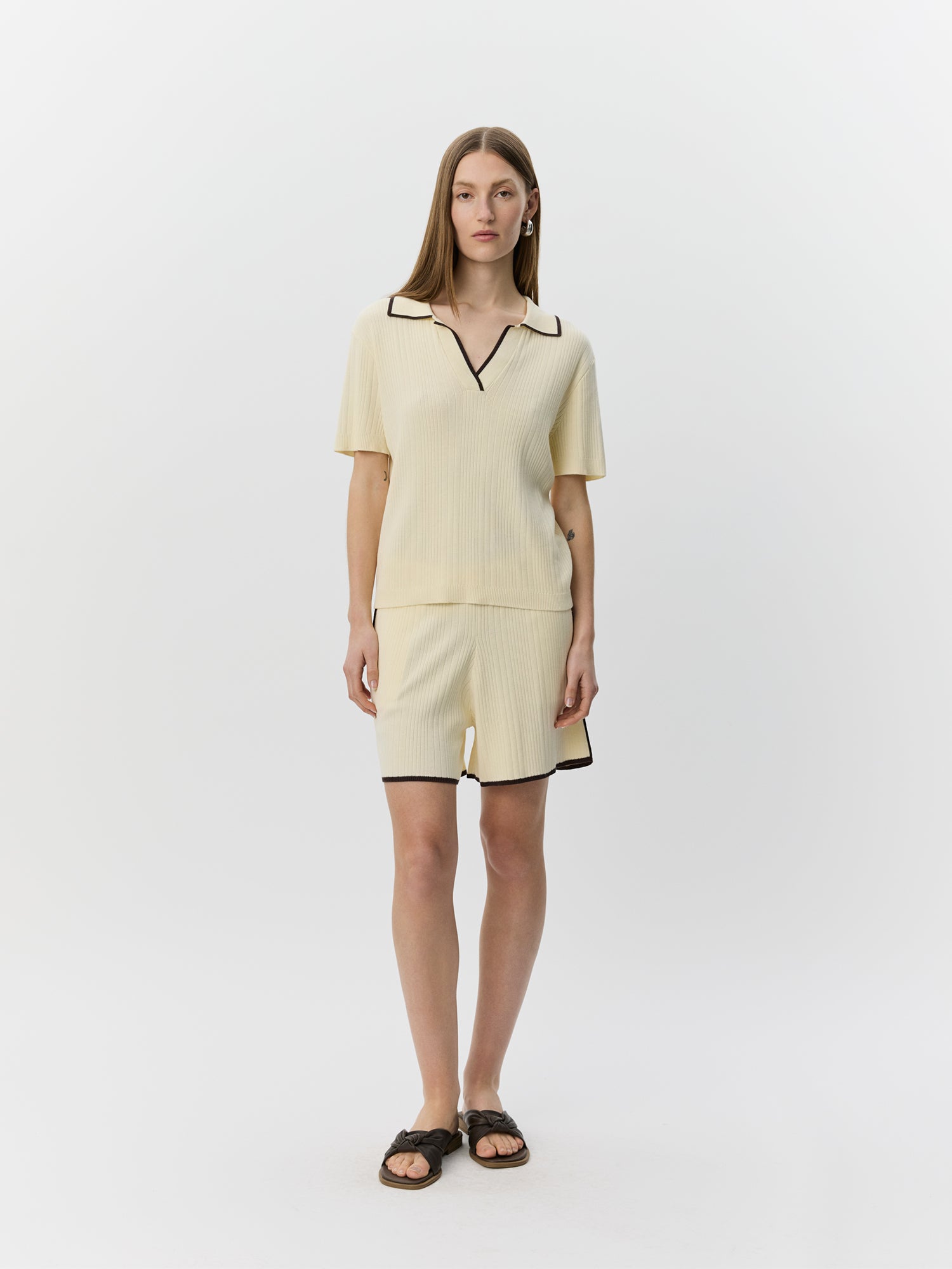 Sofie Schnoor WOMEN JAMIESW STRIK POLO Strik 0101 Off white