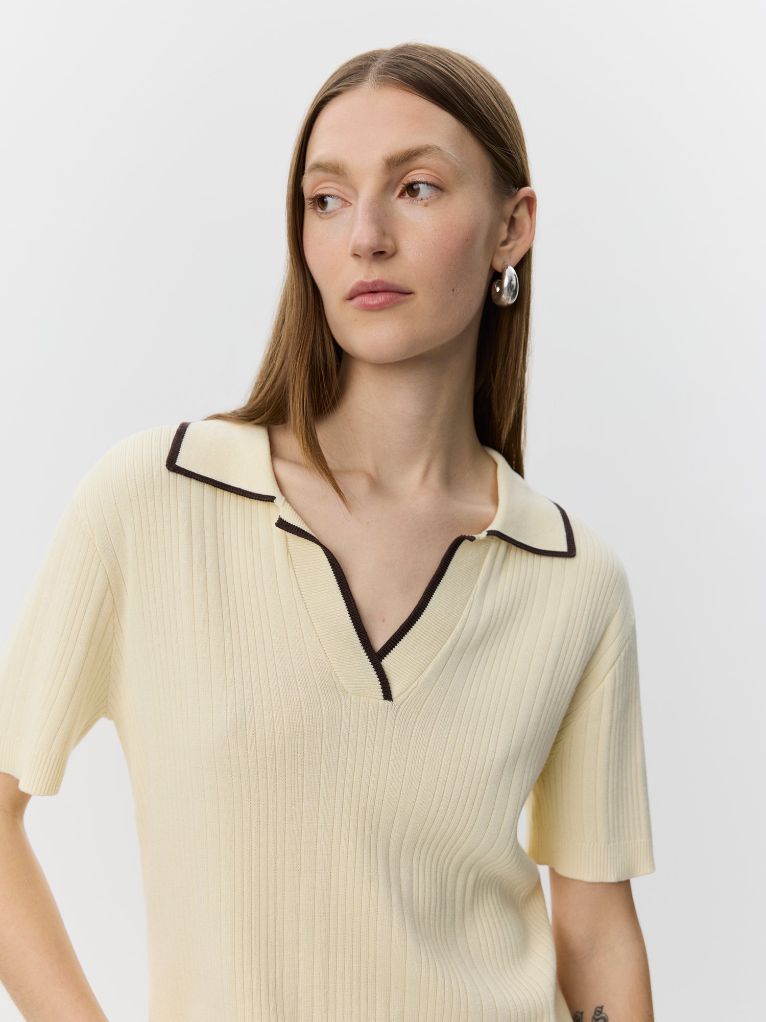 Sofie Schnoor WOMEN JAMIESW STRIK POLO Strik 0101 Off white