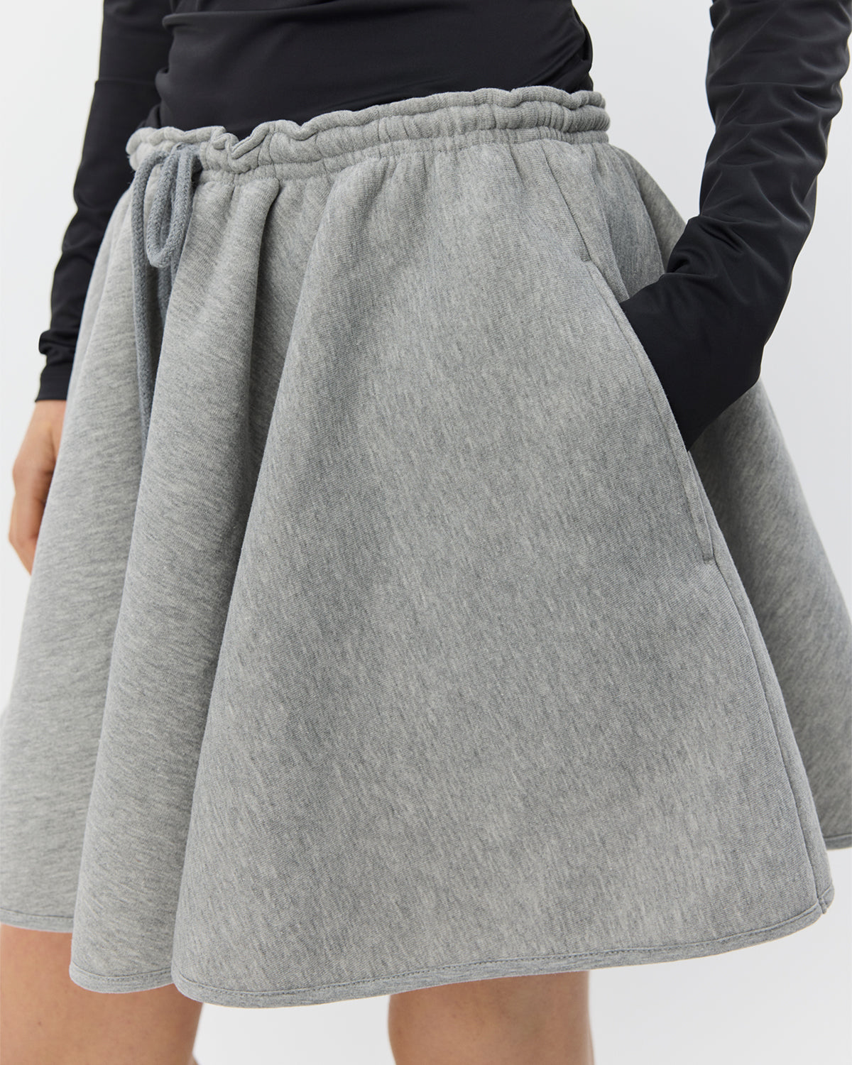 Sofie Schnoor WOMEN JESSICASW SWEAT MINI NEDERDEL Nederdel 8000 Grey Melange
