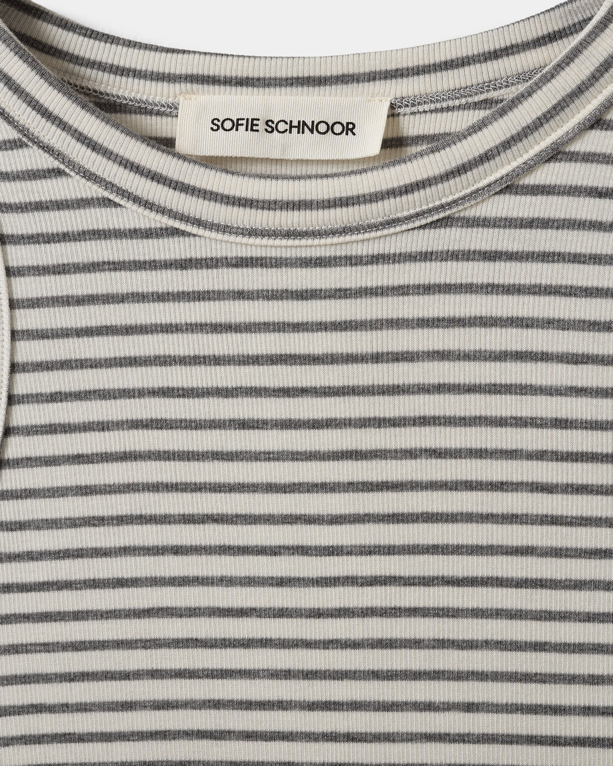 Sofie Schnoor WOMEN JULLIESW STRIBE TOP Top 8048 Grey Striped