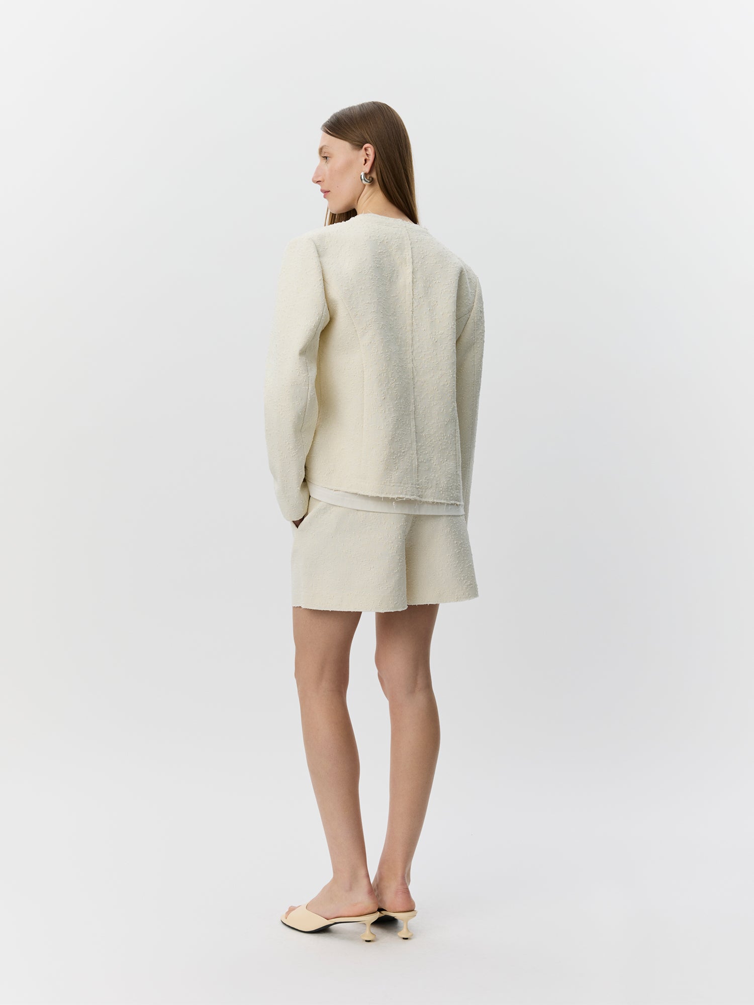 Sofie Schnoor WOMEN LANASW BOUCLE BLAZER Blazer 0101 Off white
