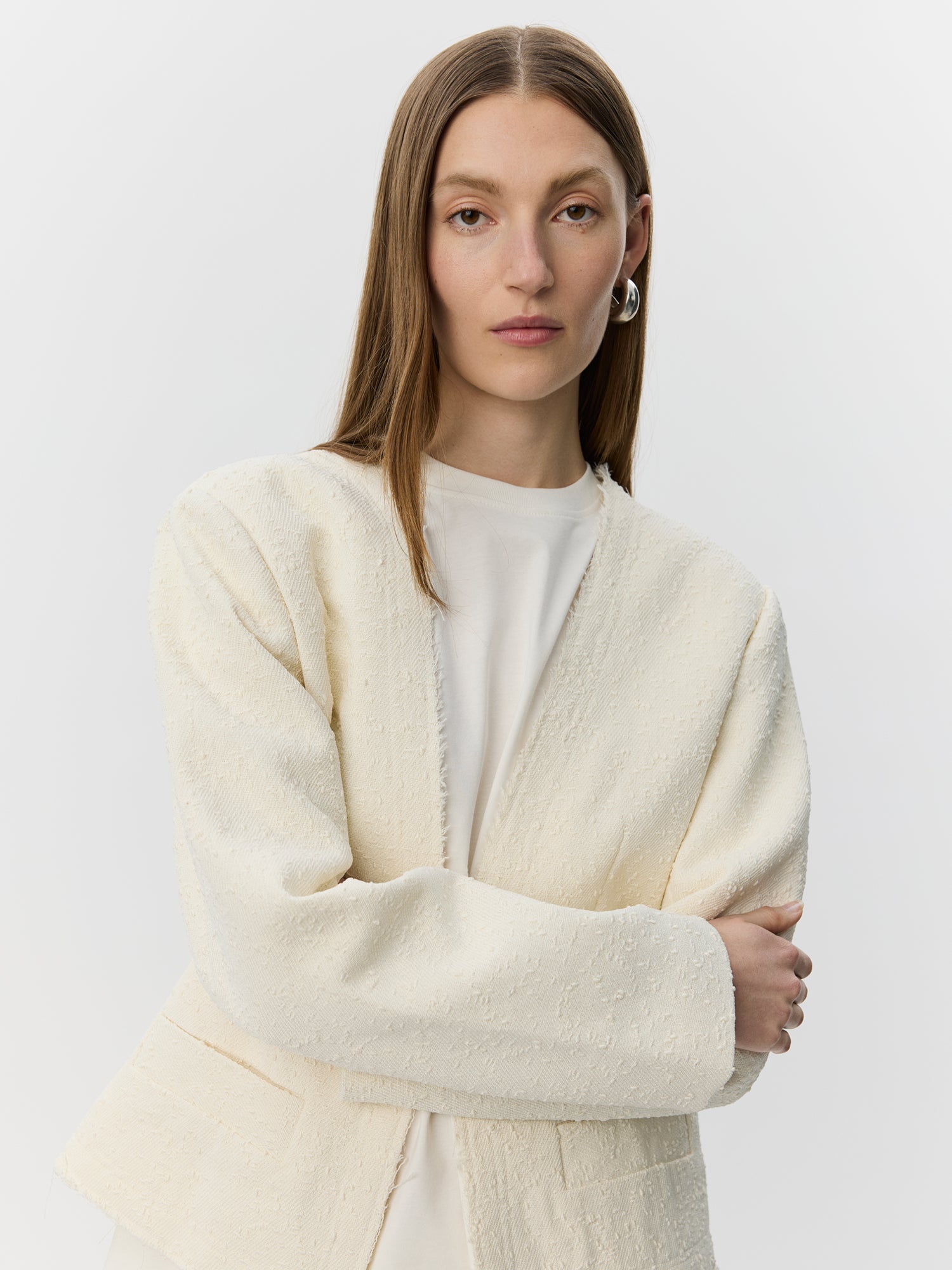 Sofie Schnoor WOMEN LANASW BOUCLE BLAZER Blazer 0101 Off white