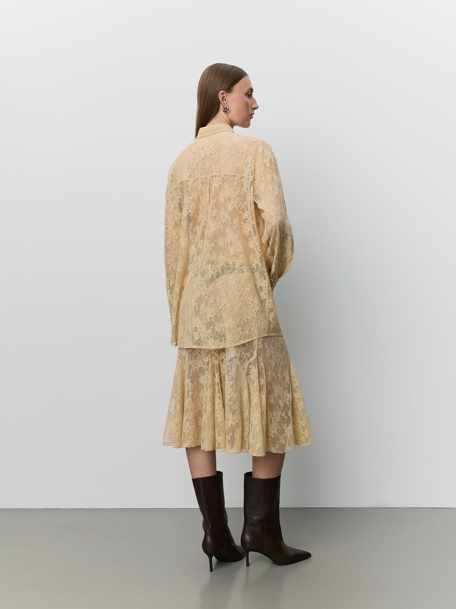 Sofie Schnoor WOMEN LENASW MIDI NEDERDEL Nederdel 7001 Sand