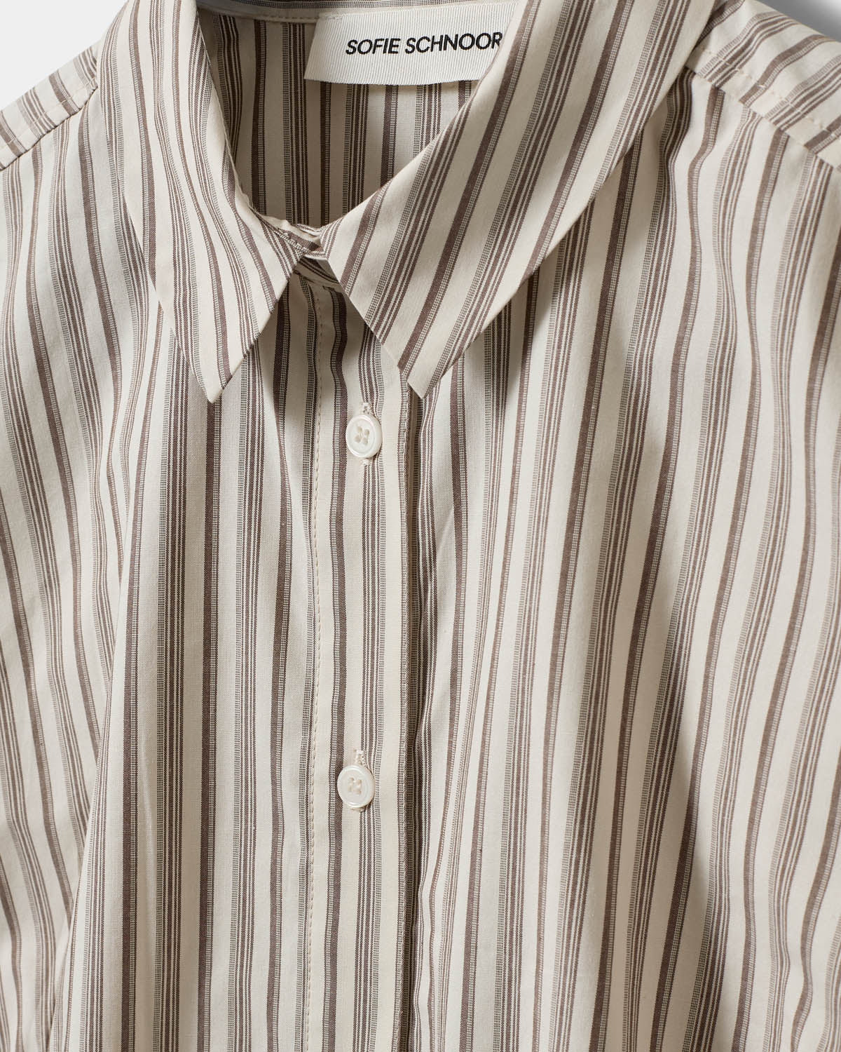 Sofie Schnoor WOMEN LILYANSW SKJORTE Skjorte 7118 Light Brown Striped
