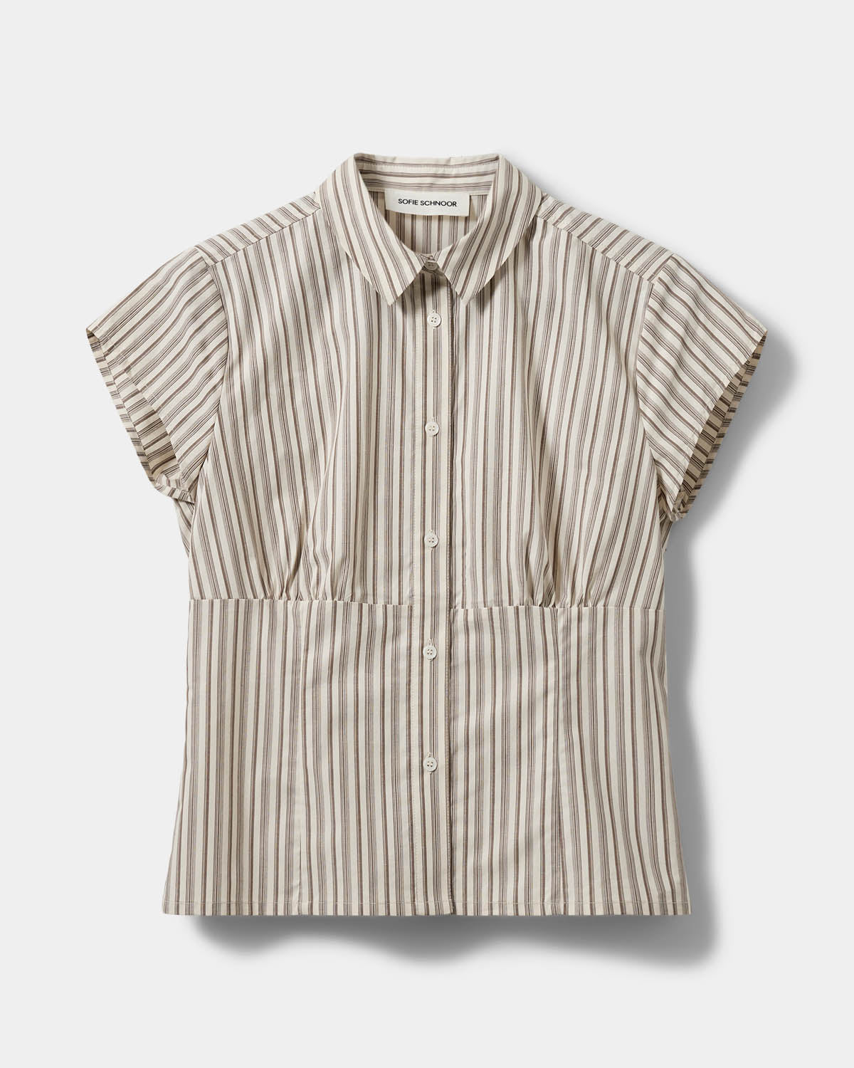Sofie Schnoor WOMEN LILYANSW SKJORTE Skjorte 7118 Light Brown Striped