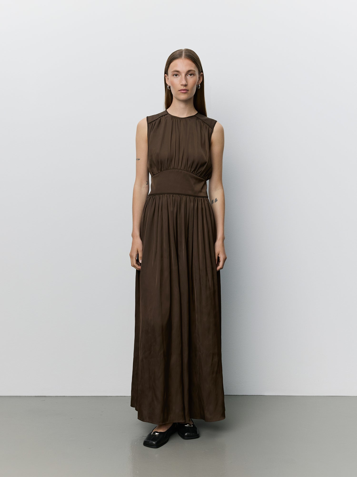 Sofie Schnoor WOMEN LINSW MAXI KJOLE Kjole 7162 Intense Brown