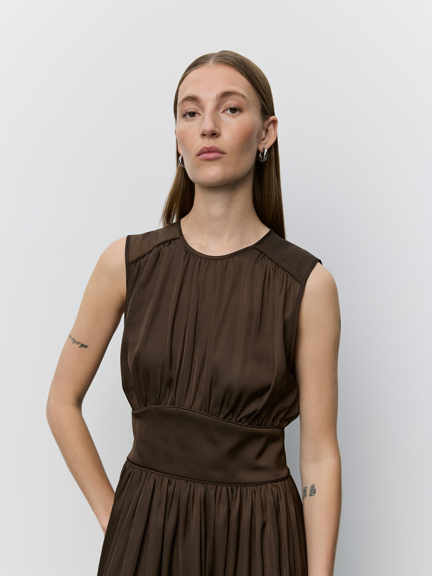 Sofie Schnoor WOMEN LINSW MAXI KJOLE Kjole 7162 Intense Brown