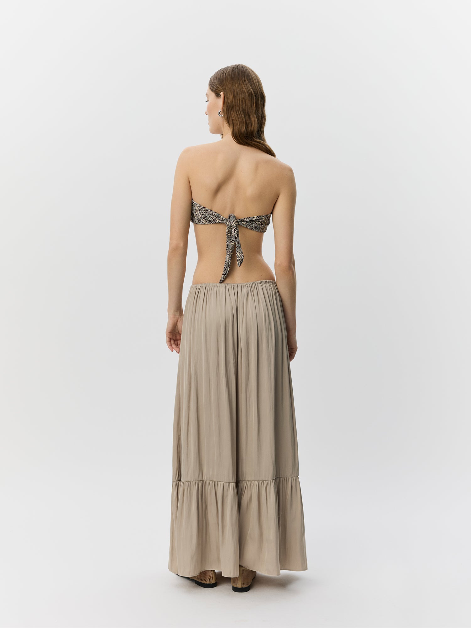 Sofie Schnoor WOMEN MILIASW MAXI NEDERDEL Nederdel 8058 Feather Gray