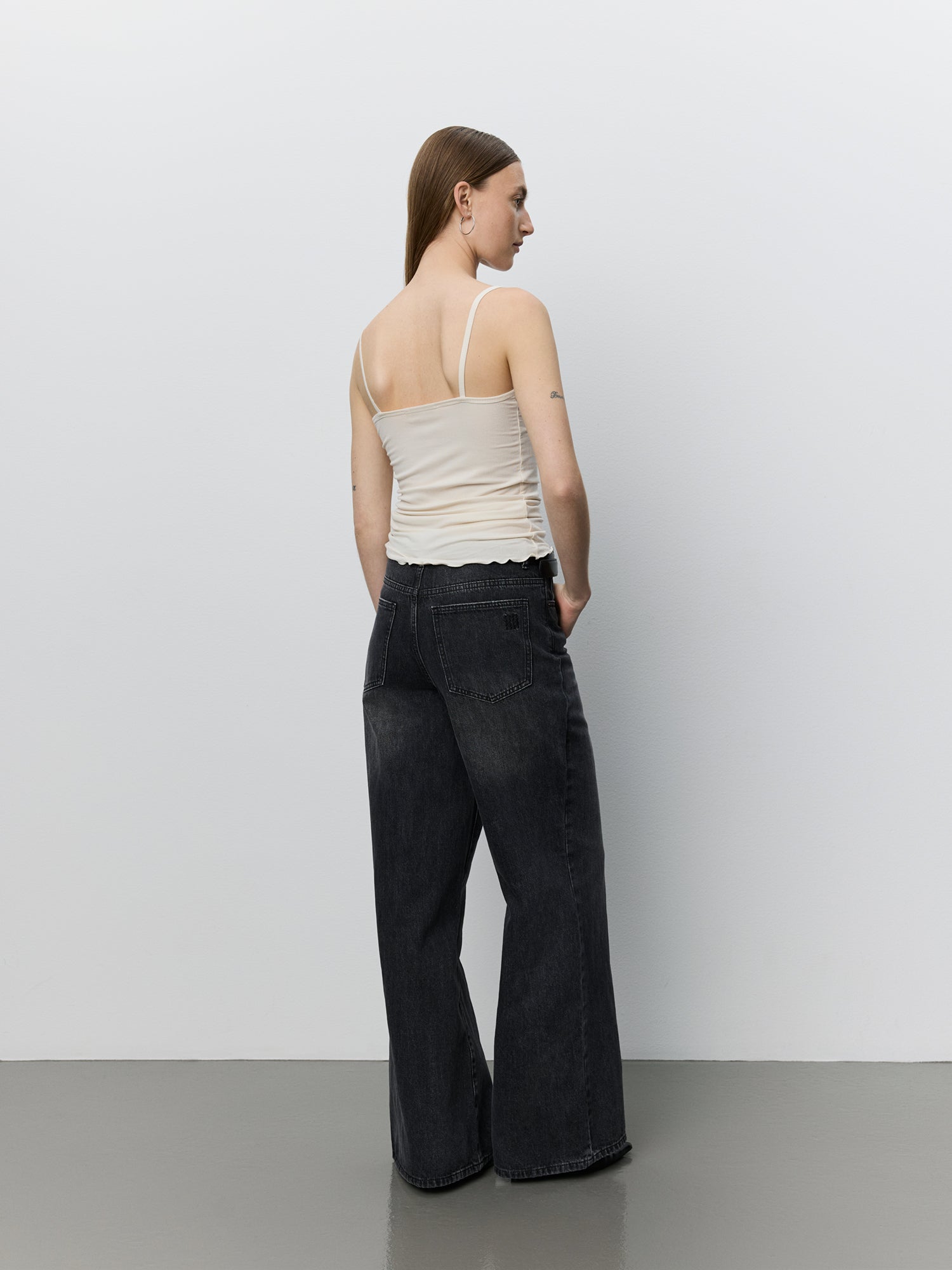 Sofie Schnoor WOMEN NAPOLISW HØJTALJEDE JEANS Jeans 1015 Washed black