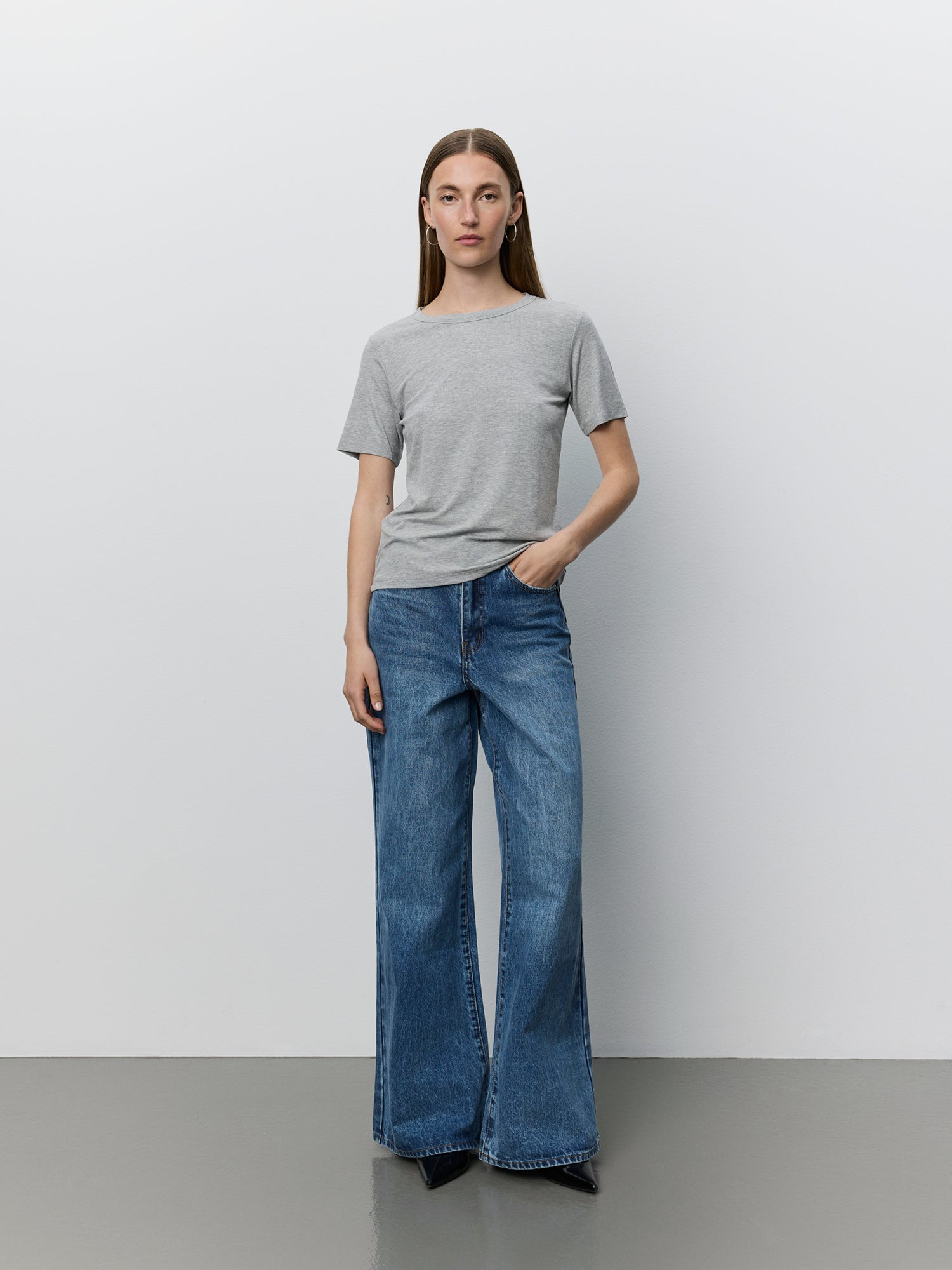 Sofie Schnoor WOMEN NATALIASW T-SHIRT T-shirt 8000 Grey mel