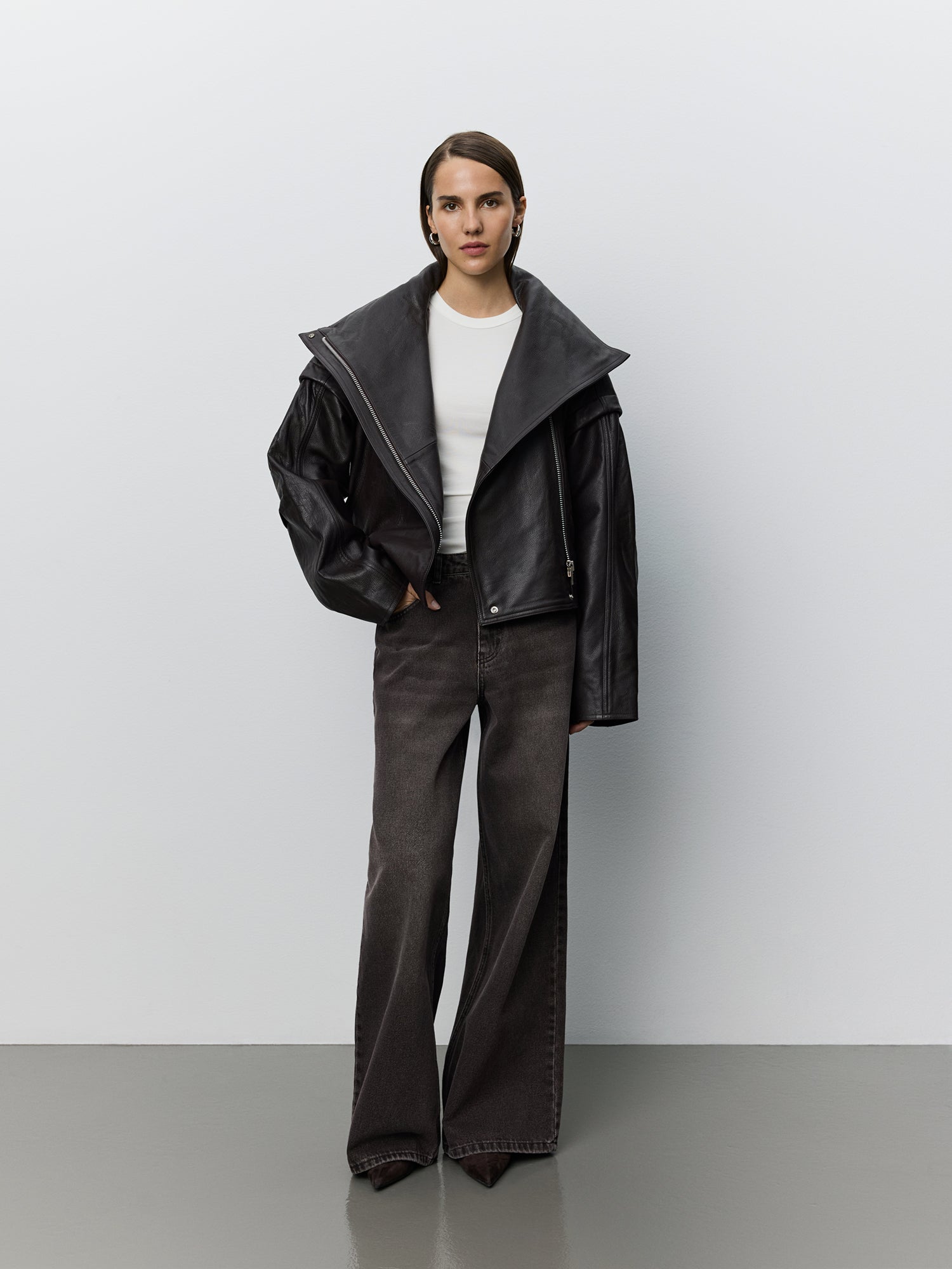 Sofie Schnoor WOMEN NIKITASW LÆDERJAKKE Læderjakke 7171 Dark Plum