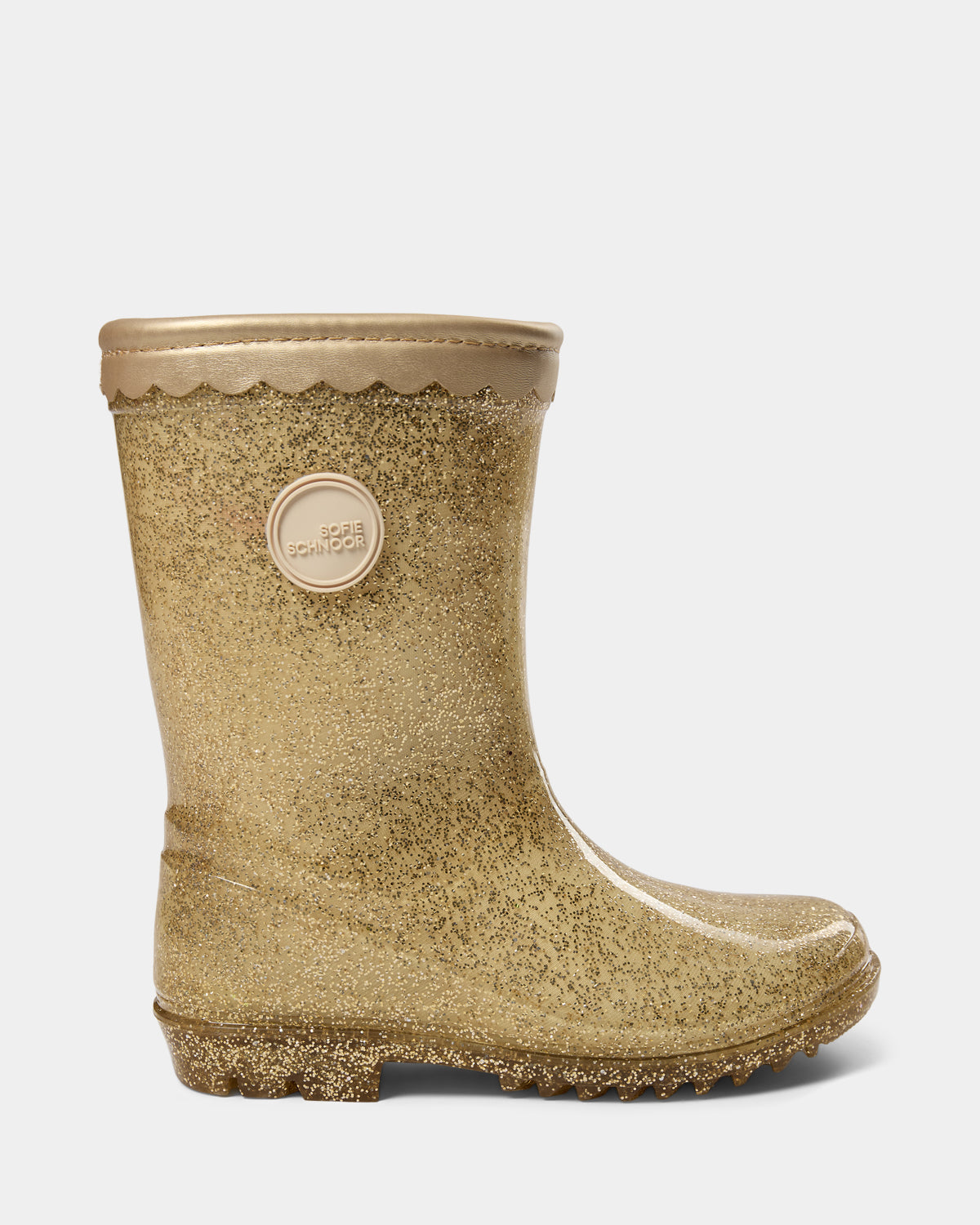 Sofie Schnoor KIDS NILLESK GUMMISTØVLE MED FOR Gummistøvle 4027 Champagne