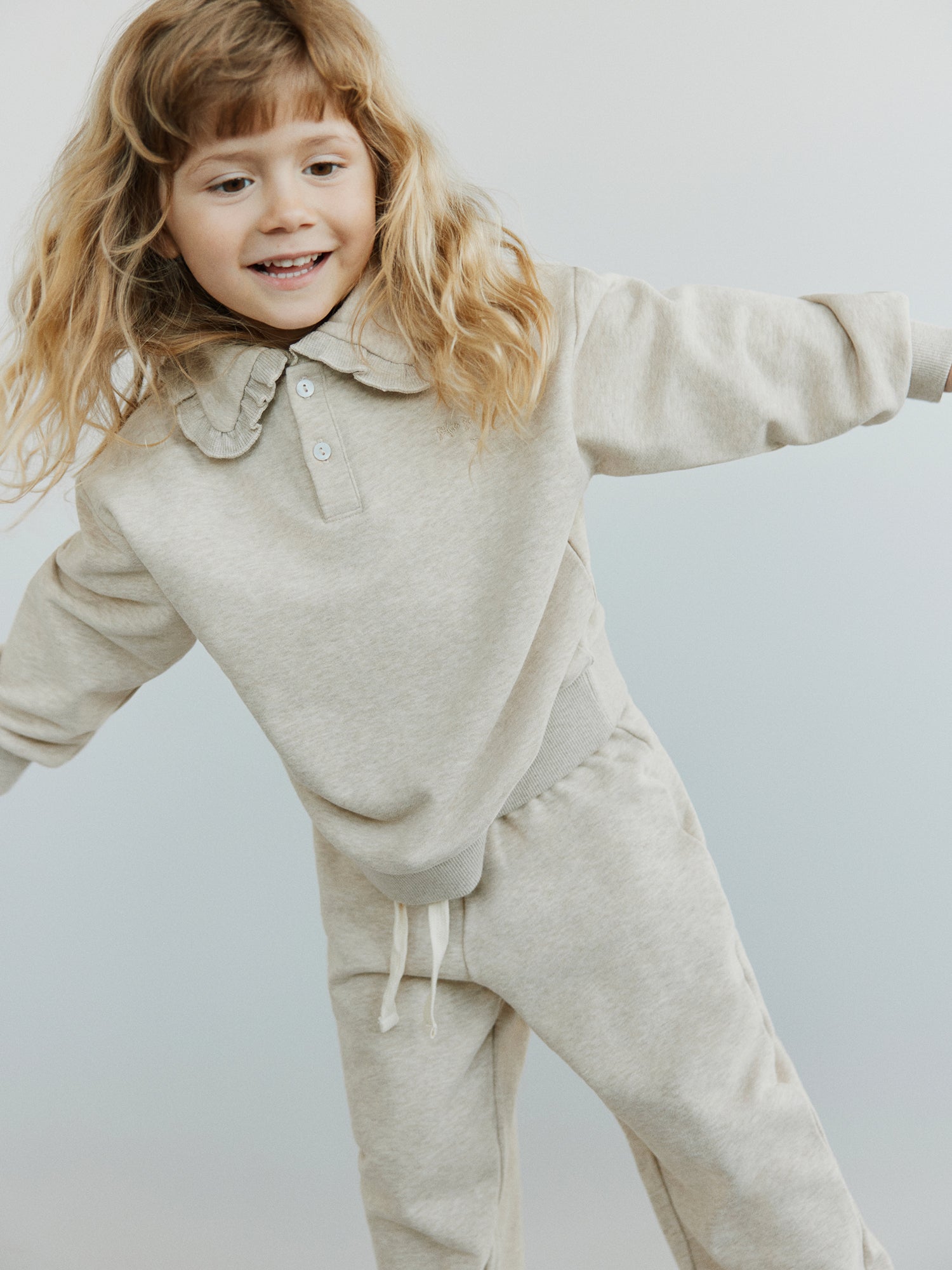 Sofie Schnoor KIDS NetusKB Sweatpant Sweatpants 7131 Beige Melange