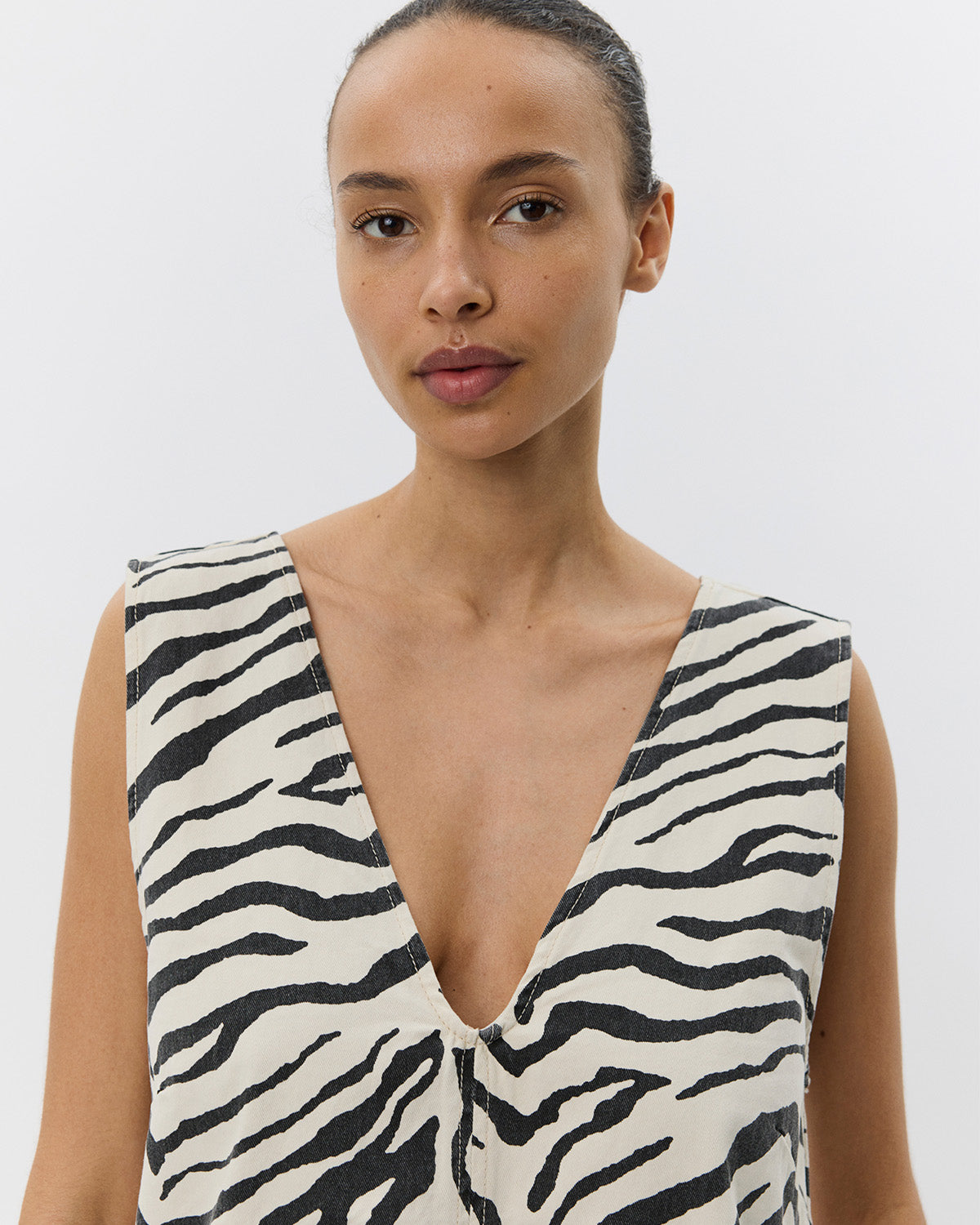 Sofie Schnoor WOMEN OLYMPESW ZEBRA KJOLE Kjole 2026 Light yellow