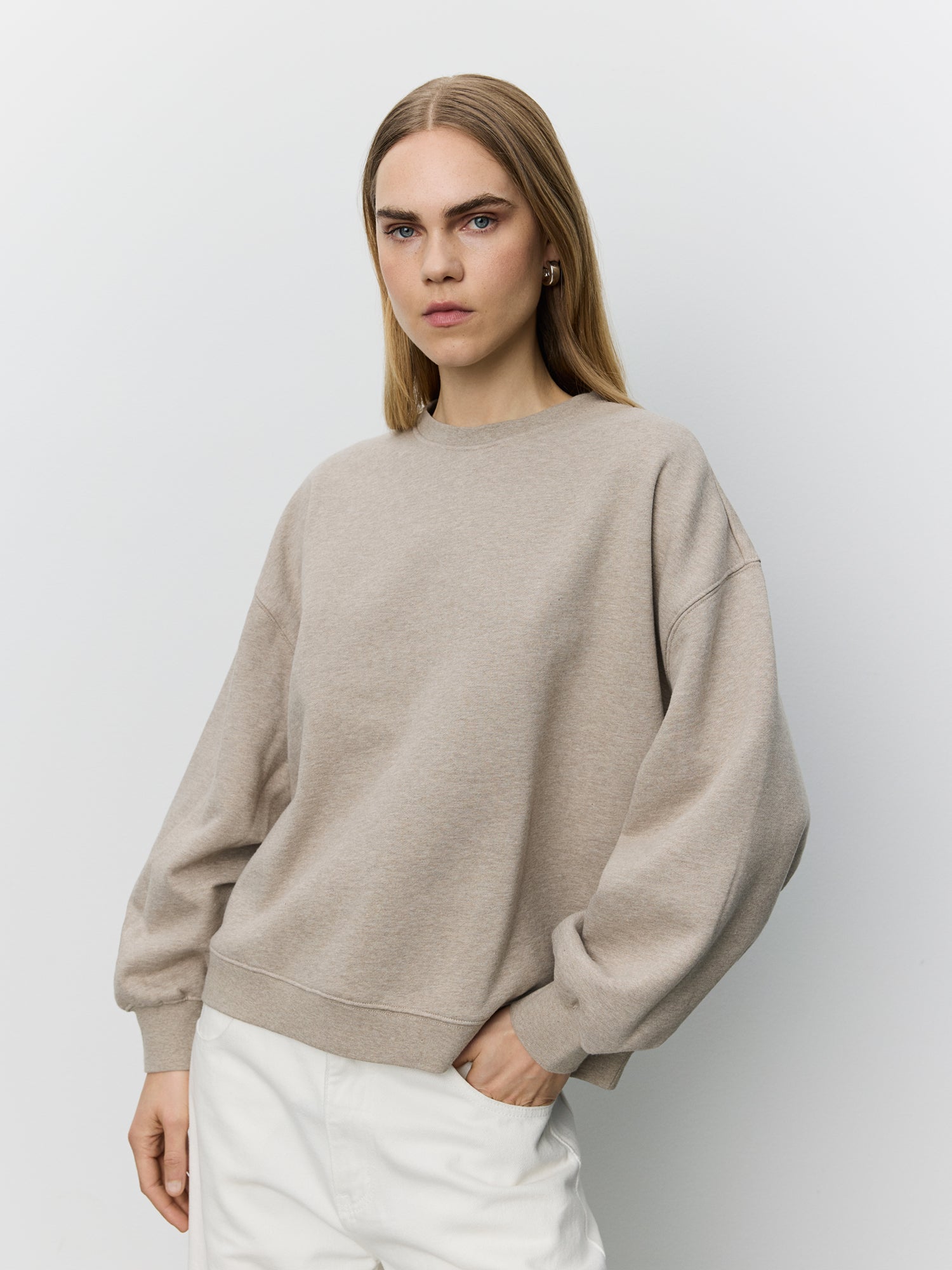 Sofie Schnoor WOMEN OTILASW SWEATSHIRT Sweatshirt 7055 Light brown