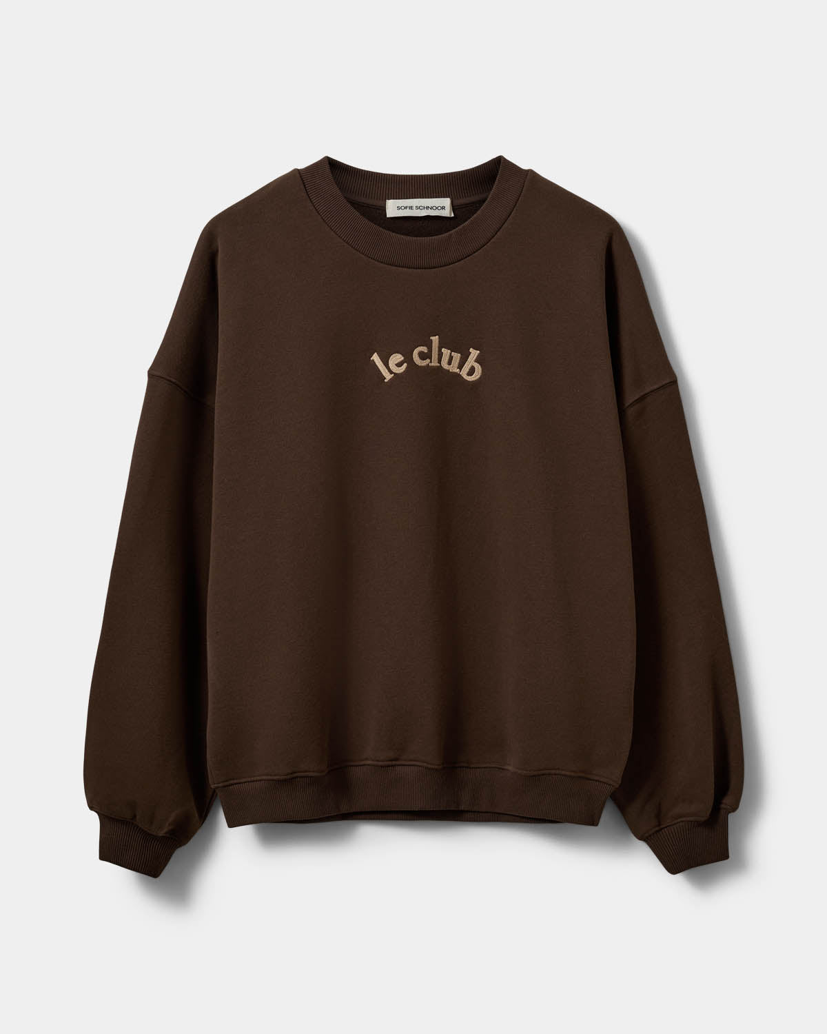 Sofie Schnoor WOMEN PAROSSW OVERSIZED SWEATSHIRT Sweatshirt 7025 Dark brown