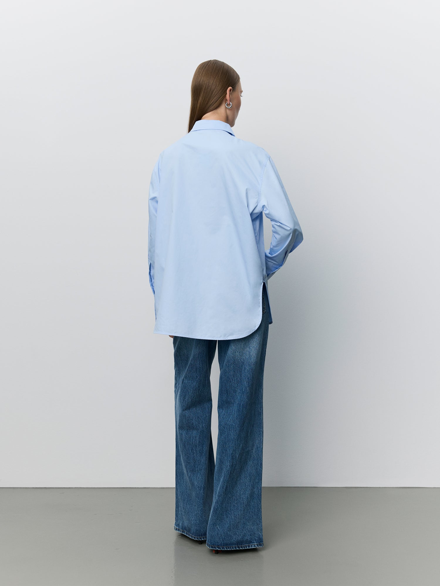 Sofie Schnoor WOMEN PERLASW POPLIN SKJORTE Skjorte 5063 Light blue