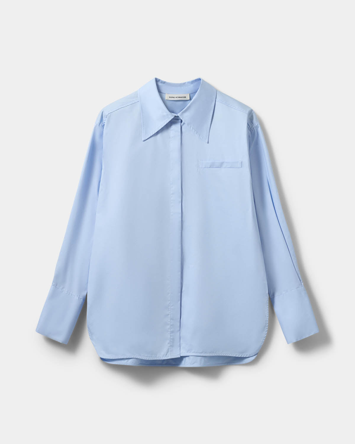 Sofie Schnoor WOMEN PERLASW POPLIN SKJORTE Skjorte 5063 Light blue