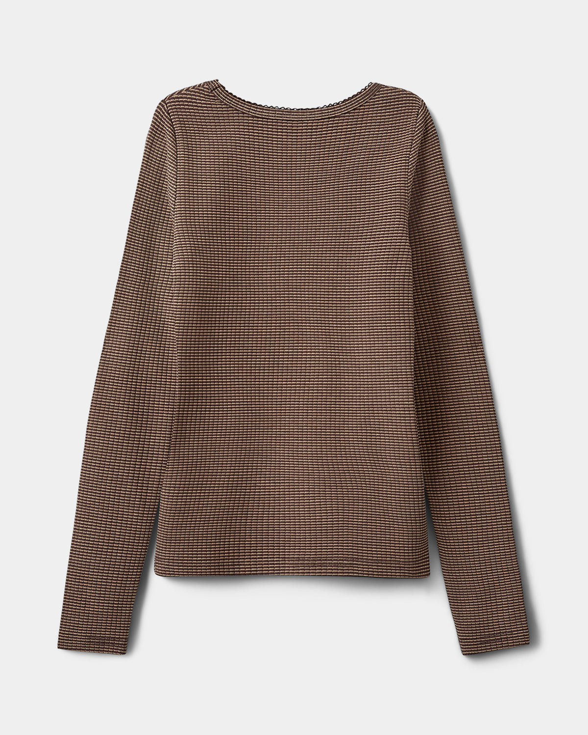 Sofie Schnoor YOUNG PETRICIASY T-SHIRT LANGE ÆRMER T-shirt 7113 Brown Striped