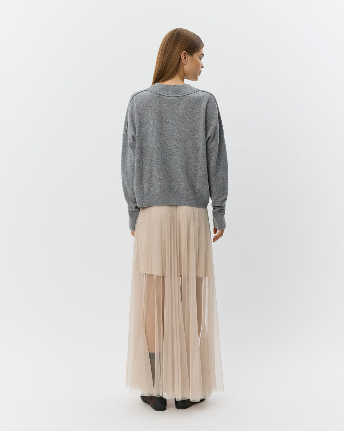 Sofie Schnoor WOMEN PORTIASW STRIK SWEATER Strik 8000 Grey Melange
