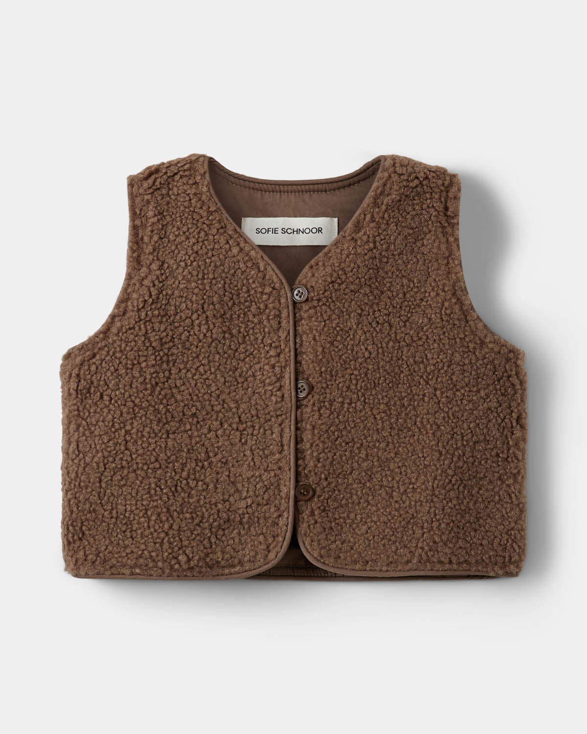 Sofie Schnoor KIDS REBAKB VEST Vest 7055 Light brown