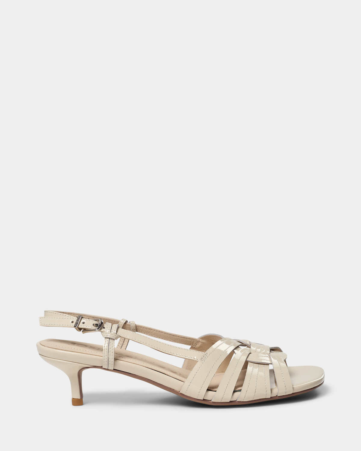 Sofie Schnoor WOMEN ROSALINDSW PATENTLÆDER SKO Sko med hæl 0101 Off white