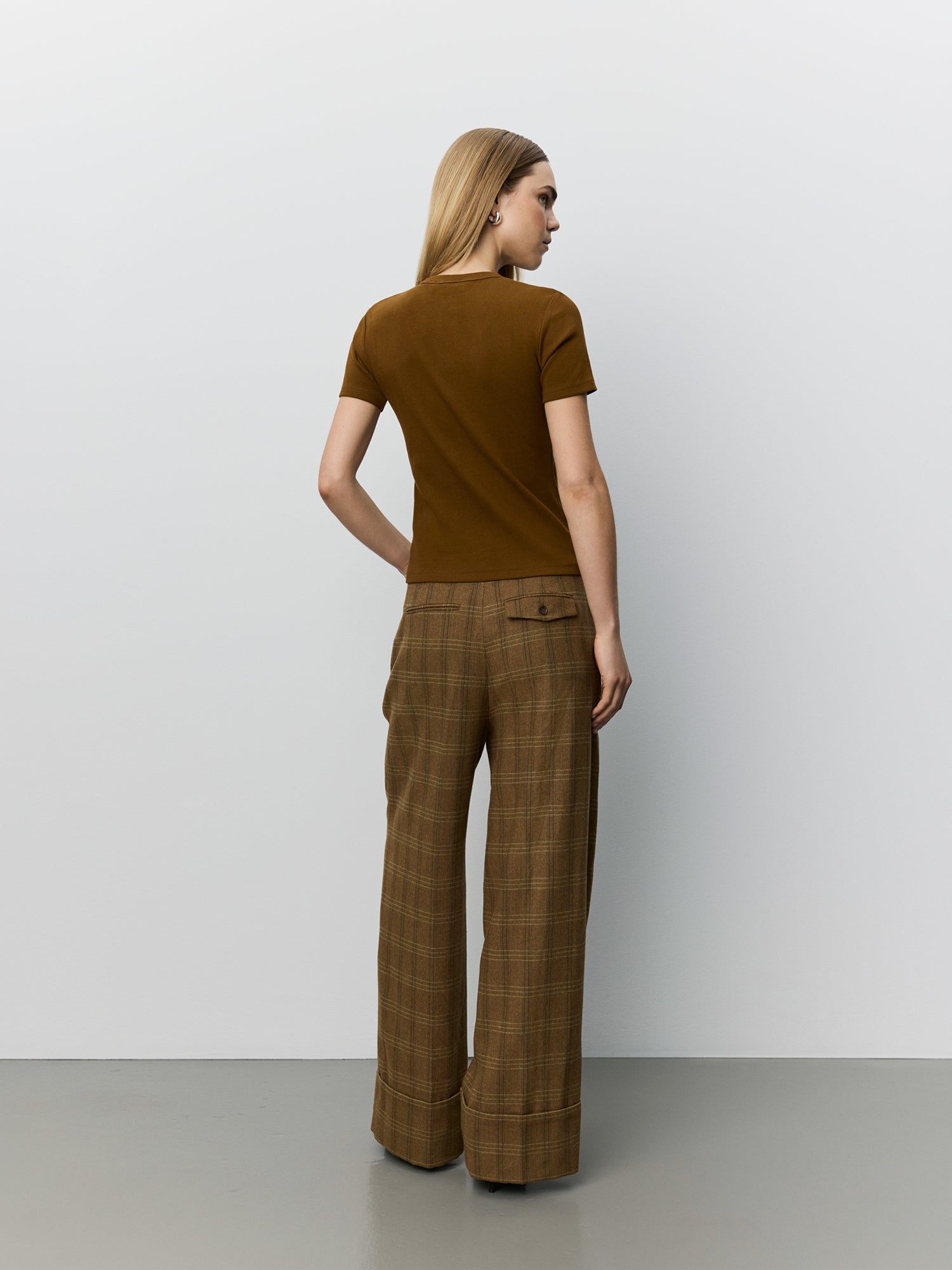 Sofie Schnoor WOMEN ROSANASW BUKSER Buks 9143 Maple Brown Check