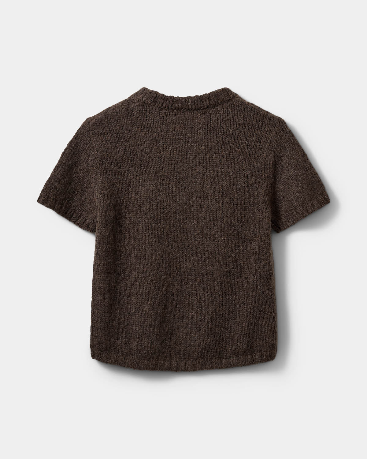 Sofie Schnoor WOMEN SAGASW KORTÆRMET STRIK SWEATER Strik 7025 Dark brown