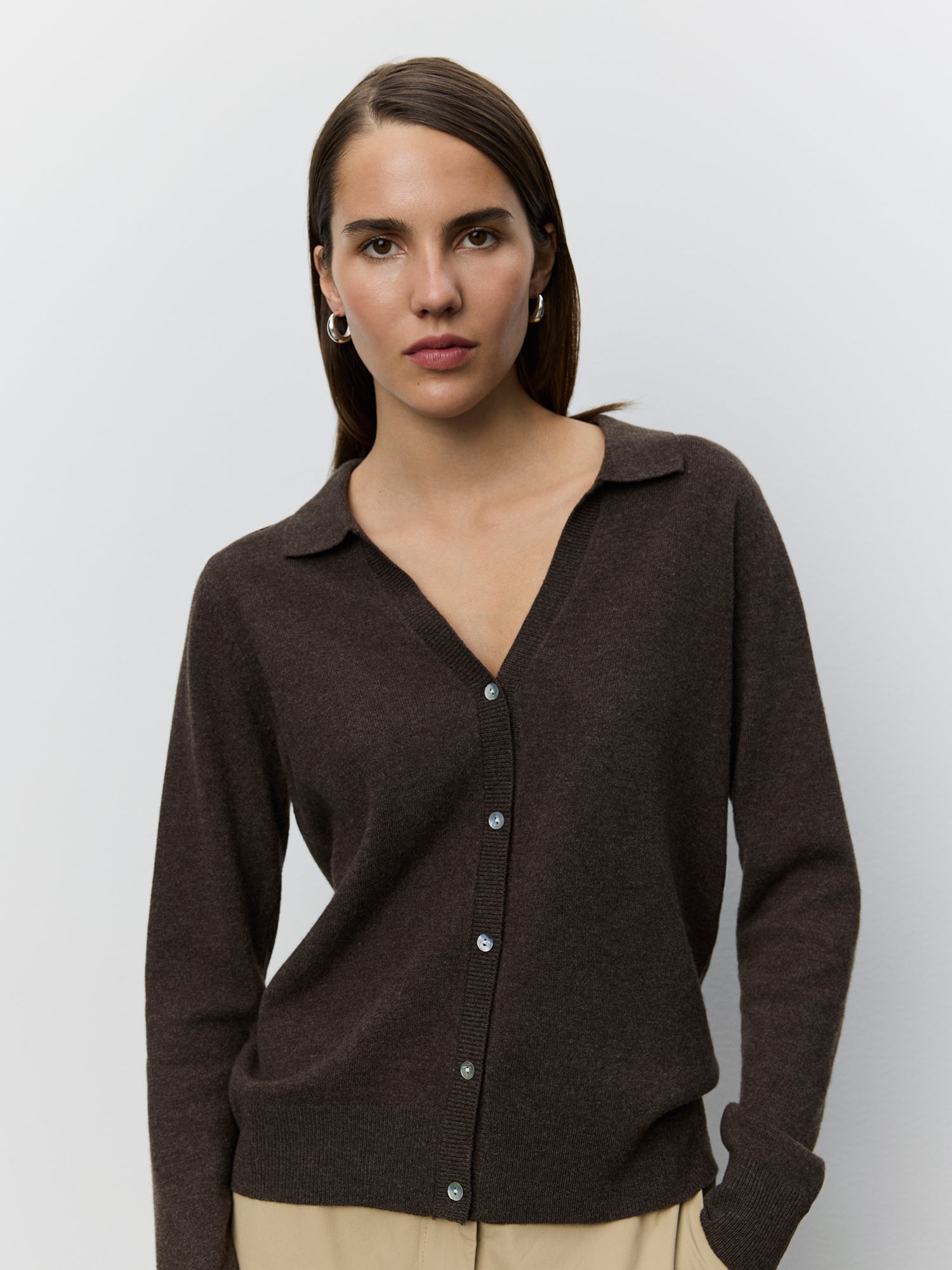 Sofie Schnoor WOMEN SKYLARSW CARDIGAN Cardigan 7129 Brown Fudge